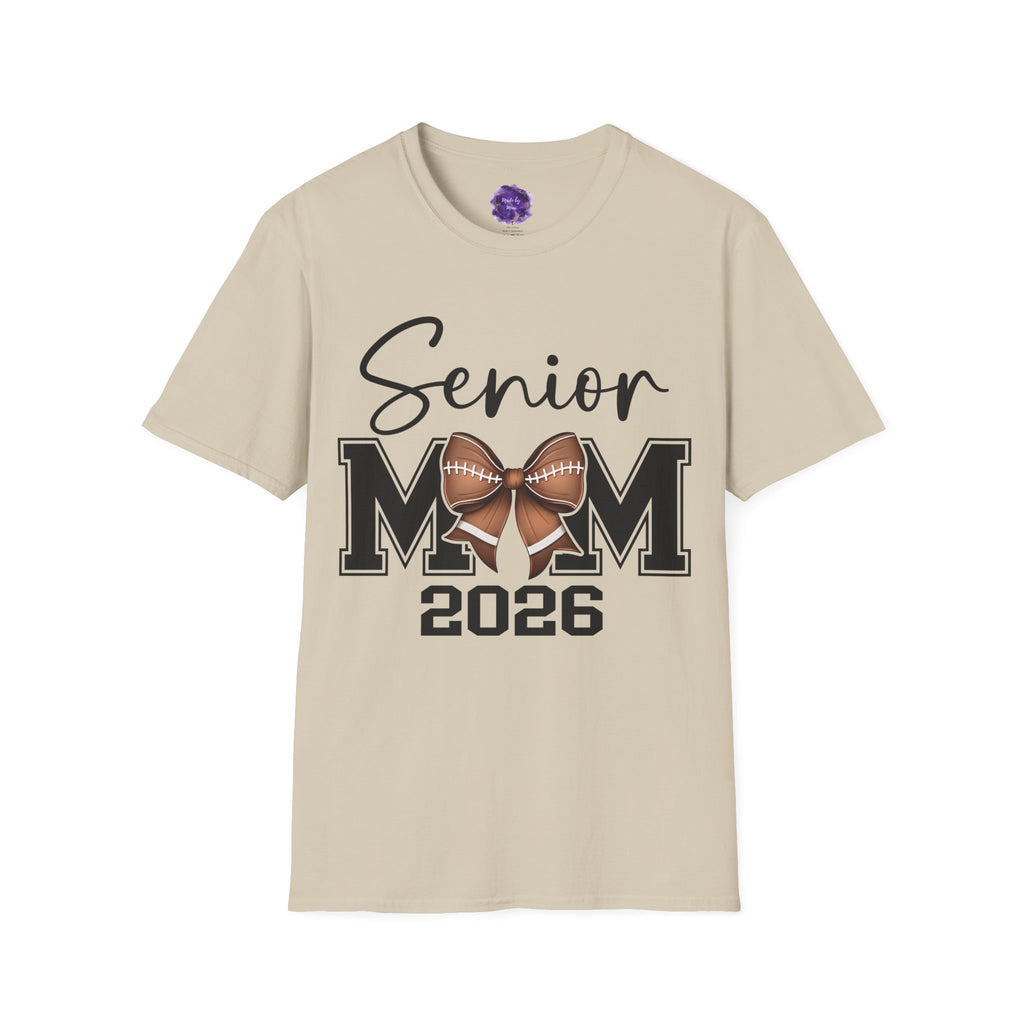 SENIOR FOOTBALL/CHEER MOM T-Shirt, Unisex Tee, Sporty Apparel for Game Day, Perfect for Football Moms, Great Gift Idea