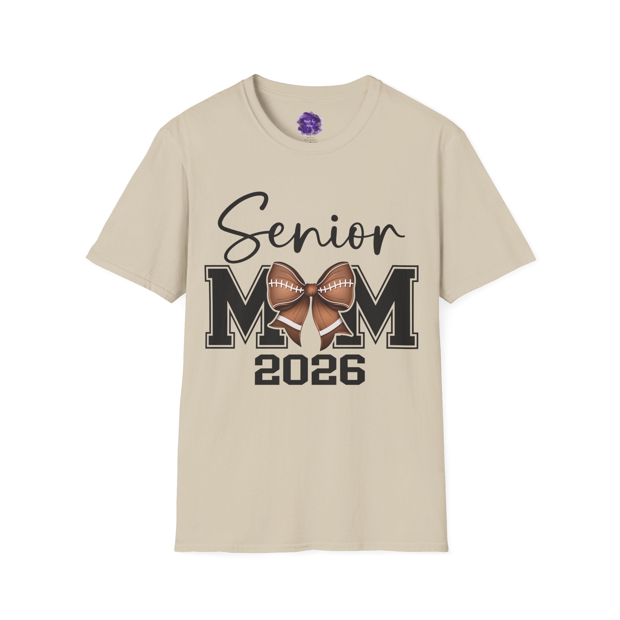 SENIOR FOOTBALL/CHEER MOM T-Shirt, Unisex Tee, Sporty Apparel for Game Day, Perfect for Football Moms, Great Gift Idea