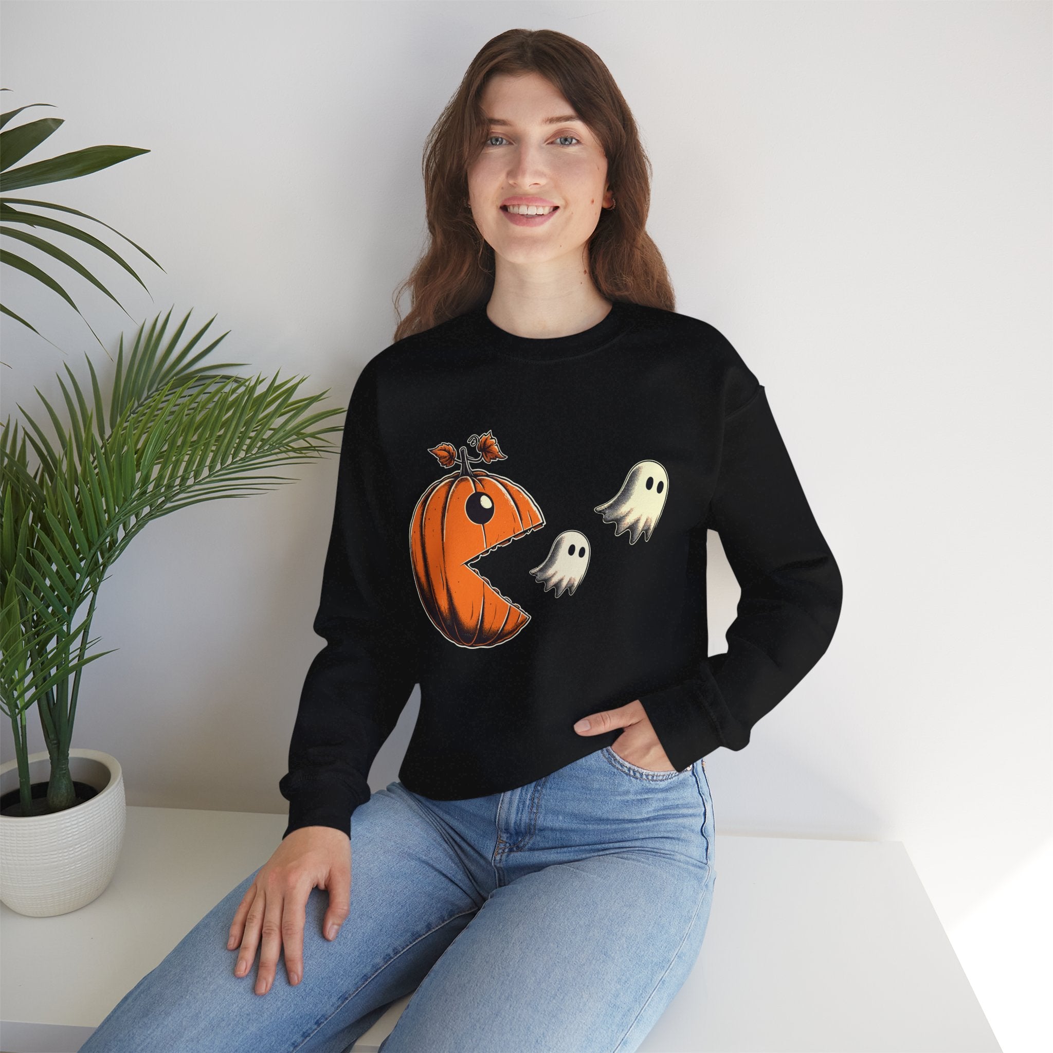 Halloween Sweatshirt, Cozy Halloween Apparel, Unisex Crewneck, Fall Fashion, Spooky Season Gift, Themed Clothing