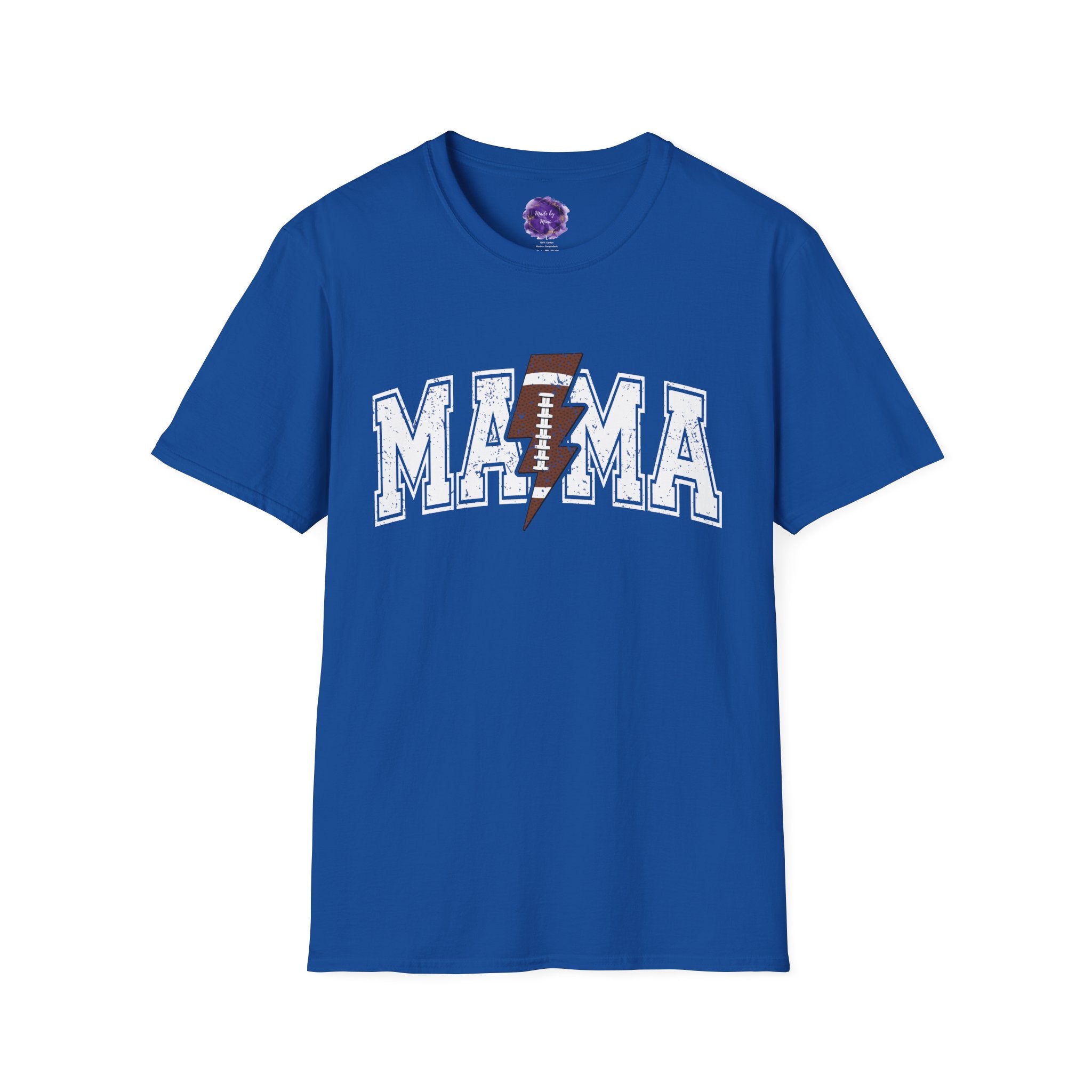 MAMA- FOOTBALL TEE,  Mom T-Shirt, Unisex Tee, Sporty Apparel for Game Day, Perfect for Football Moms, Great Gift Idea