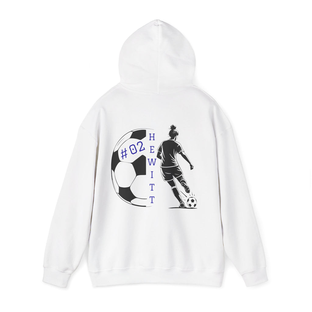 Personalized Soccer Hooded Sweatshirt | Sports Hoodie for Fans, Gift for Athletes, Casual Wear, Team Spirit Apparel