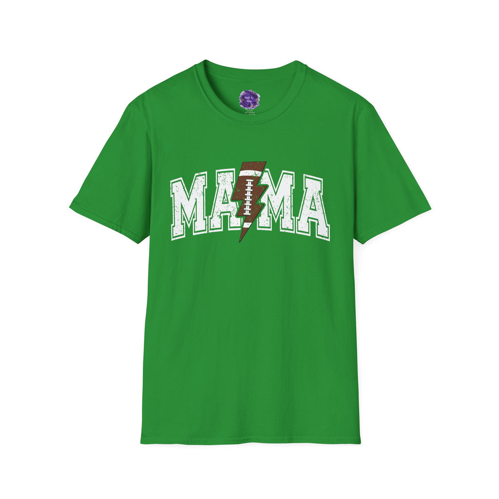 MAMA- FOOTBALL TEE,  Mom T-Shirt, Unisex Tee, Sporty Apparel for Game Day, Perfect for Football Moms, Great Gift Idea