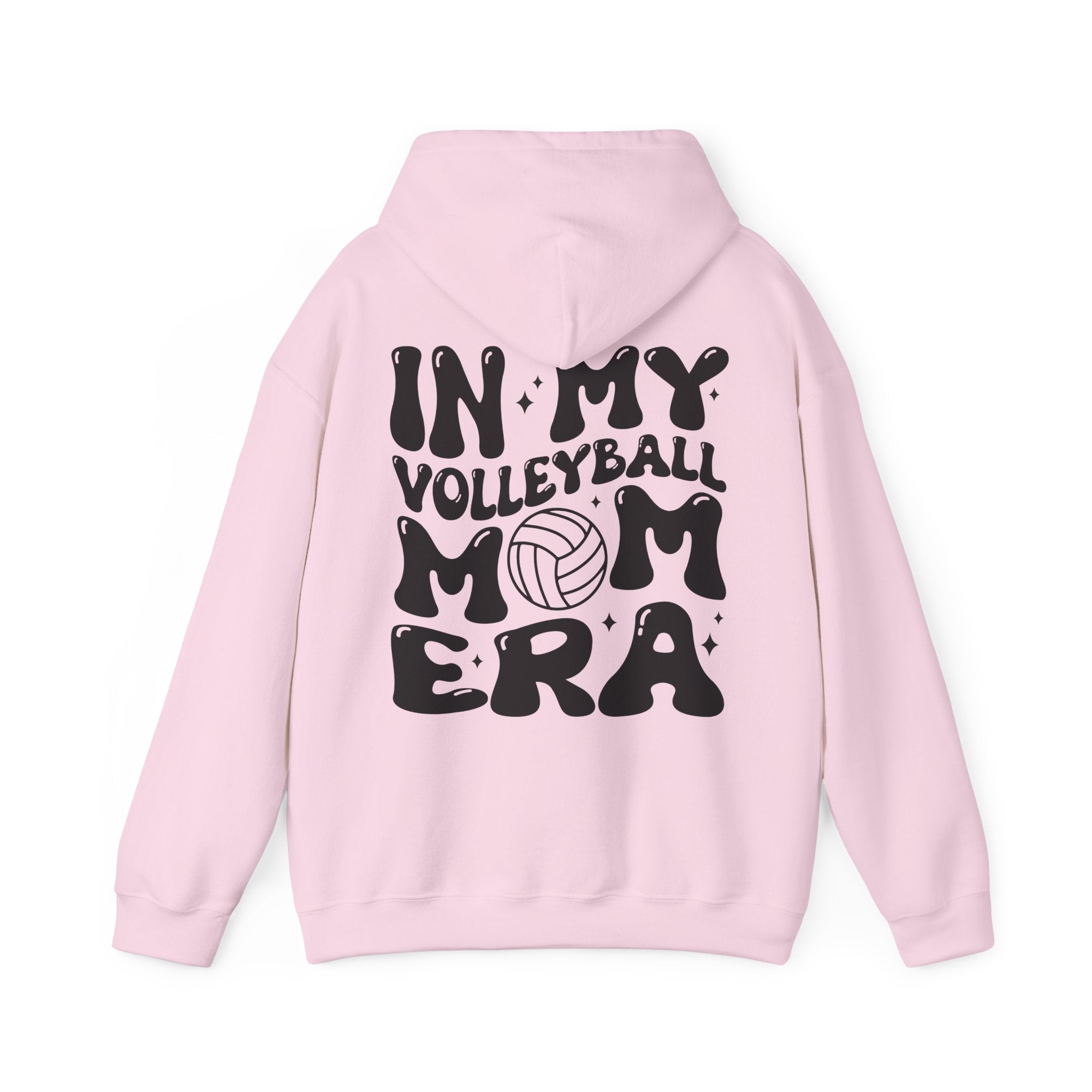 Volleyball Mom Era Hoodie Sweatshirt, print on back, personalization available on front