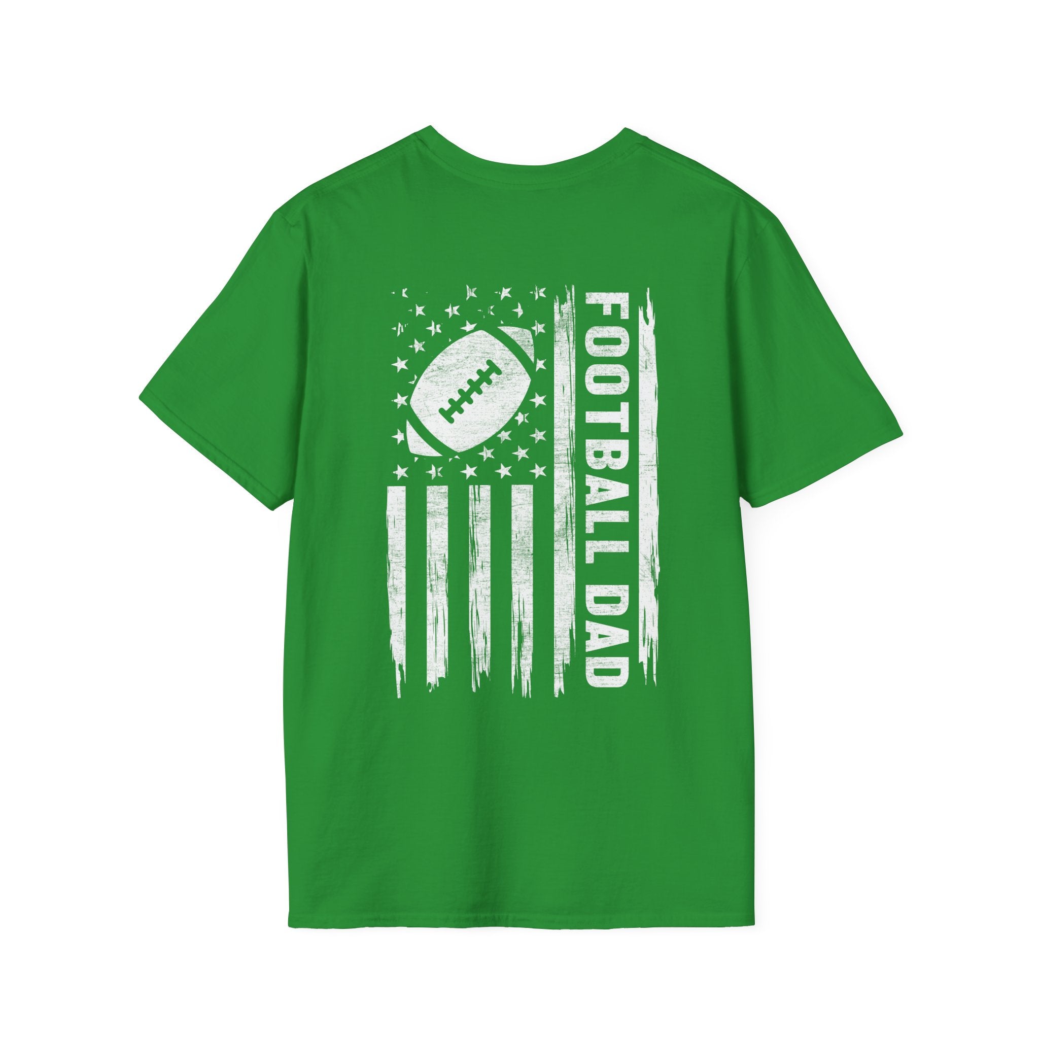 Football Dad T-shirt, Print on Back only, Unisex Tee, Sporty Apparel for Game Day, Perfect for Football Dads, Great Gift Idea