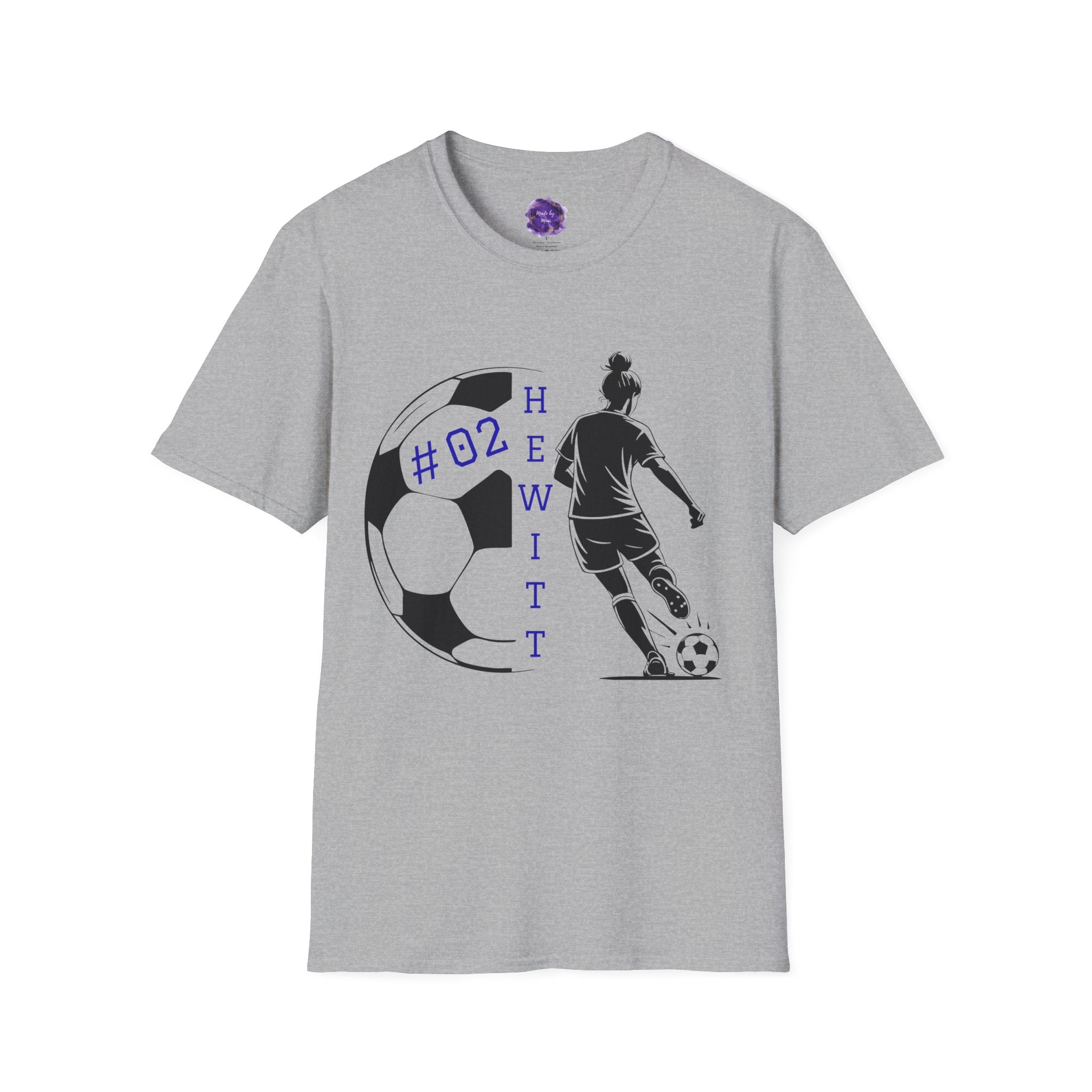 Personalized Soccer Enthusiast T-Shirt, Sporty Graphic Tee, Perfect for Team Spirit, Gift for Athletes, Casual Wear, Motivational Soccer Shirt