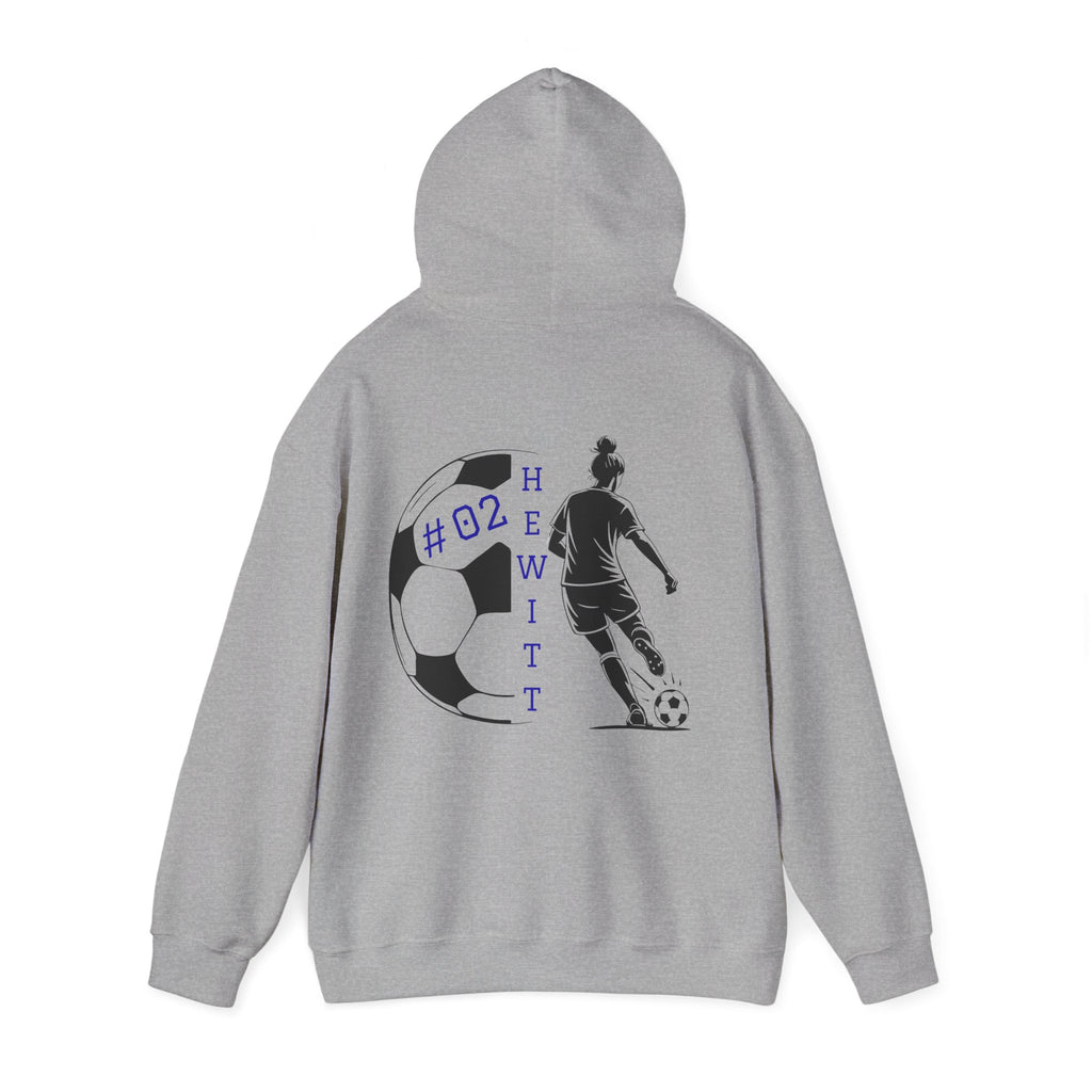 Personalized Soccer Hooded Sweatshirt | Sports Hoodie for Fans, Gift for Athletes, Casual Wear, Team Spirit Apparel
