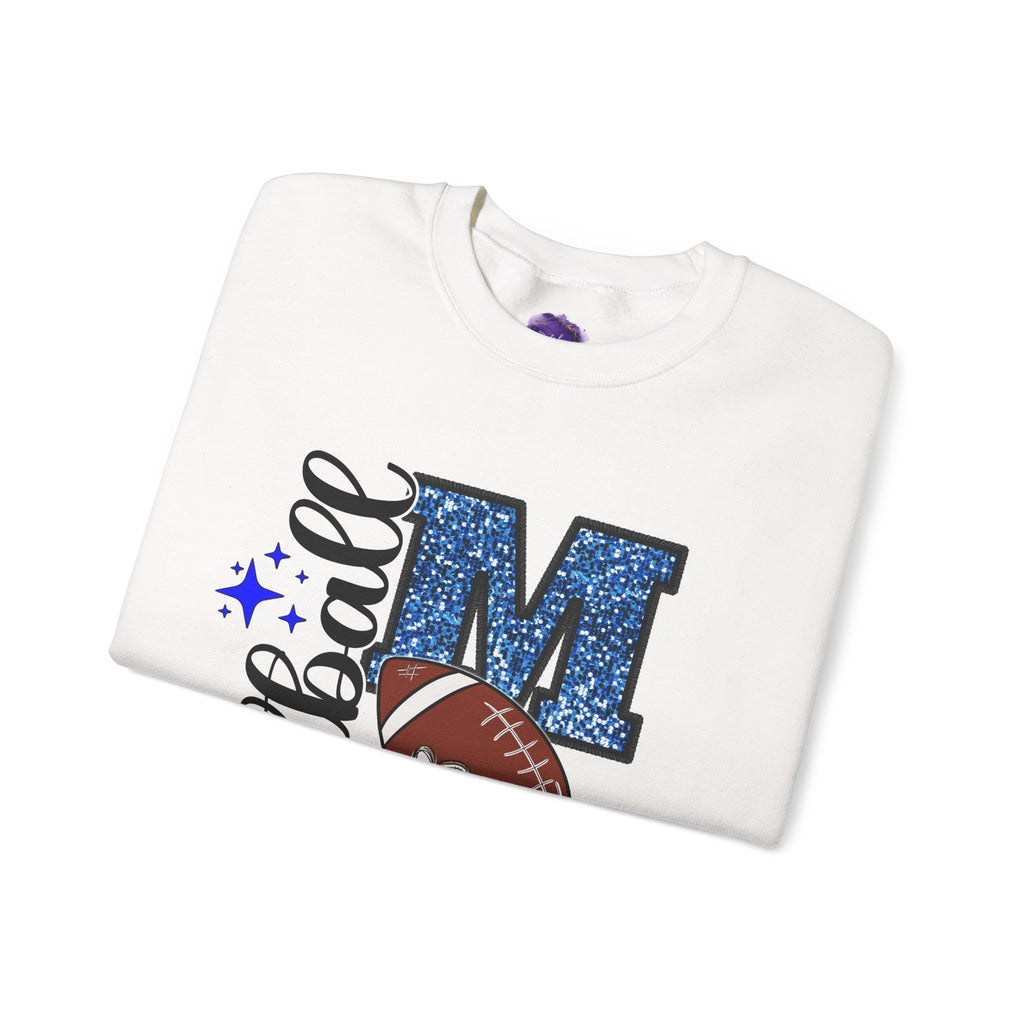 Football Mom Sweatshirt, Unisex Crewneck Sweatshirt, Perfect for Game Days, Sports Fan Apparel, Cozy Sweatshirt Gift, Football