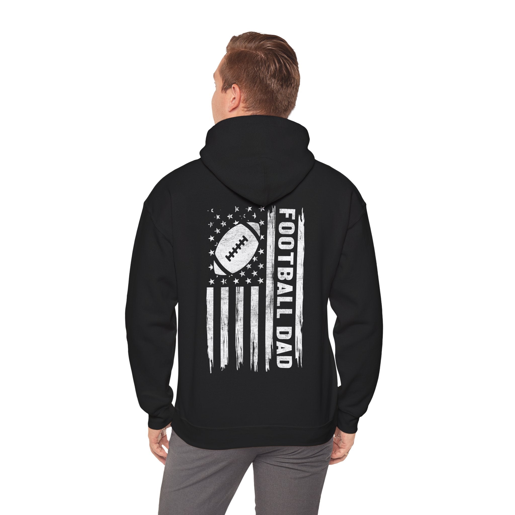 Football Dad Hoodie | Unisex Heavy Blend™ Sweatshirt | Unique Gift for Dad, Sports Apparel, Team Spirit Wear