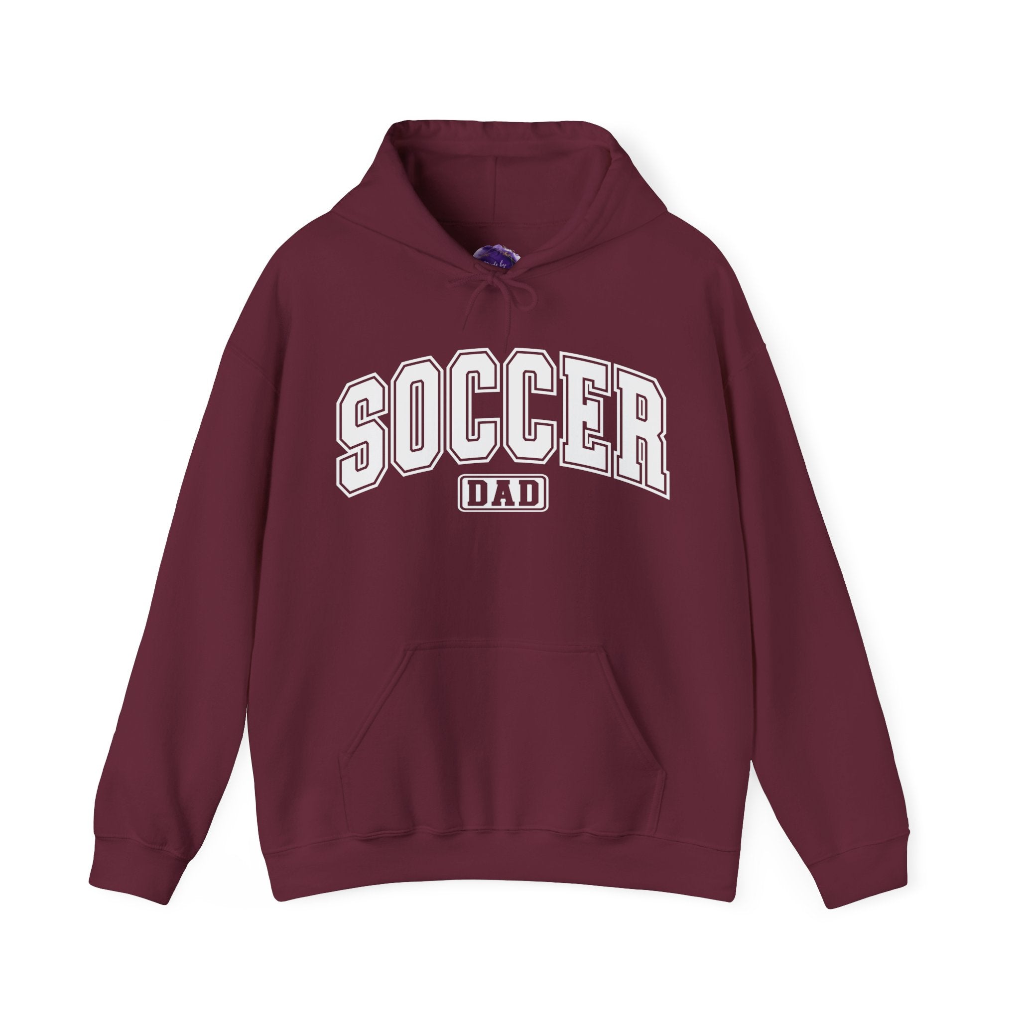 Soccer Dad Hoodie, Unisex Heavy Blend Hoodie for Sports Fans, Personalized Sweatshirt, Game Day Apparel