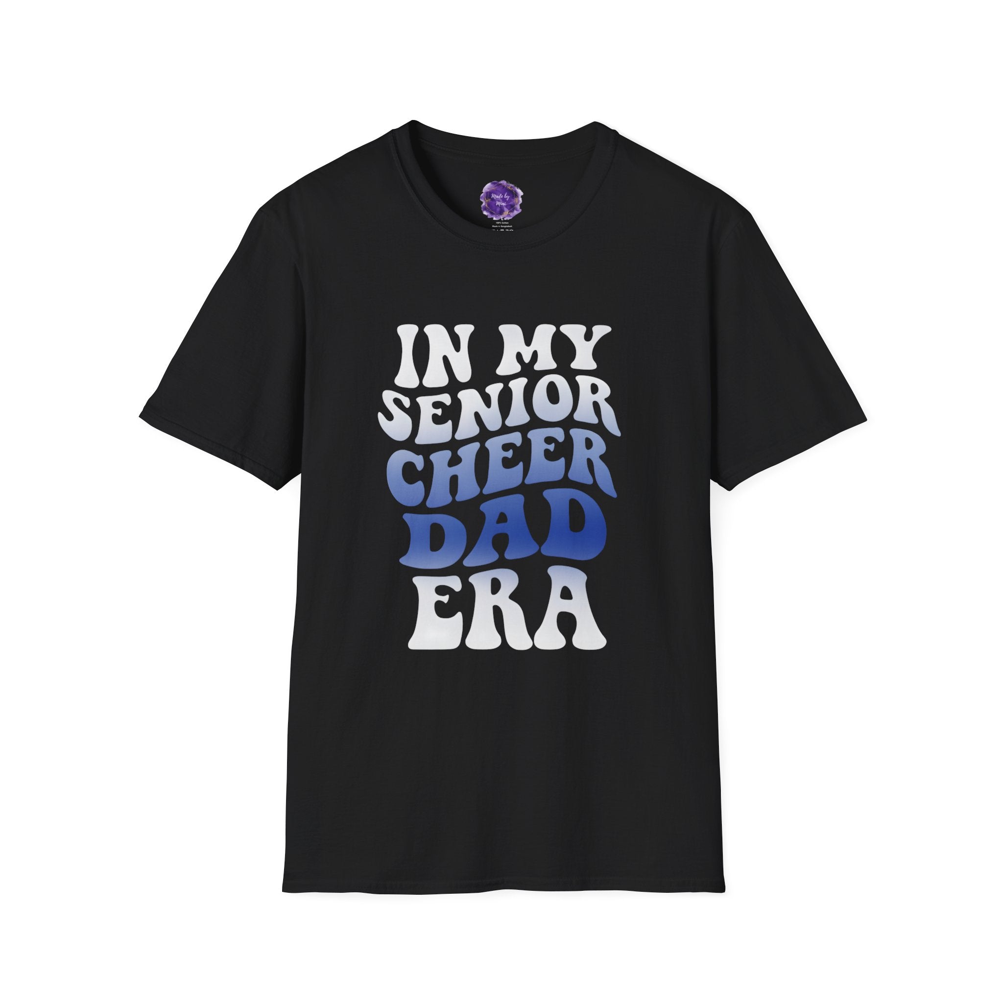 SENIOR CHEER DAD T-shirt, Unisex Tee, Sporty Apparel for Game Day, Perfect for Cheer Dads, Great Gift Idea