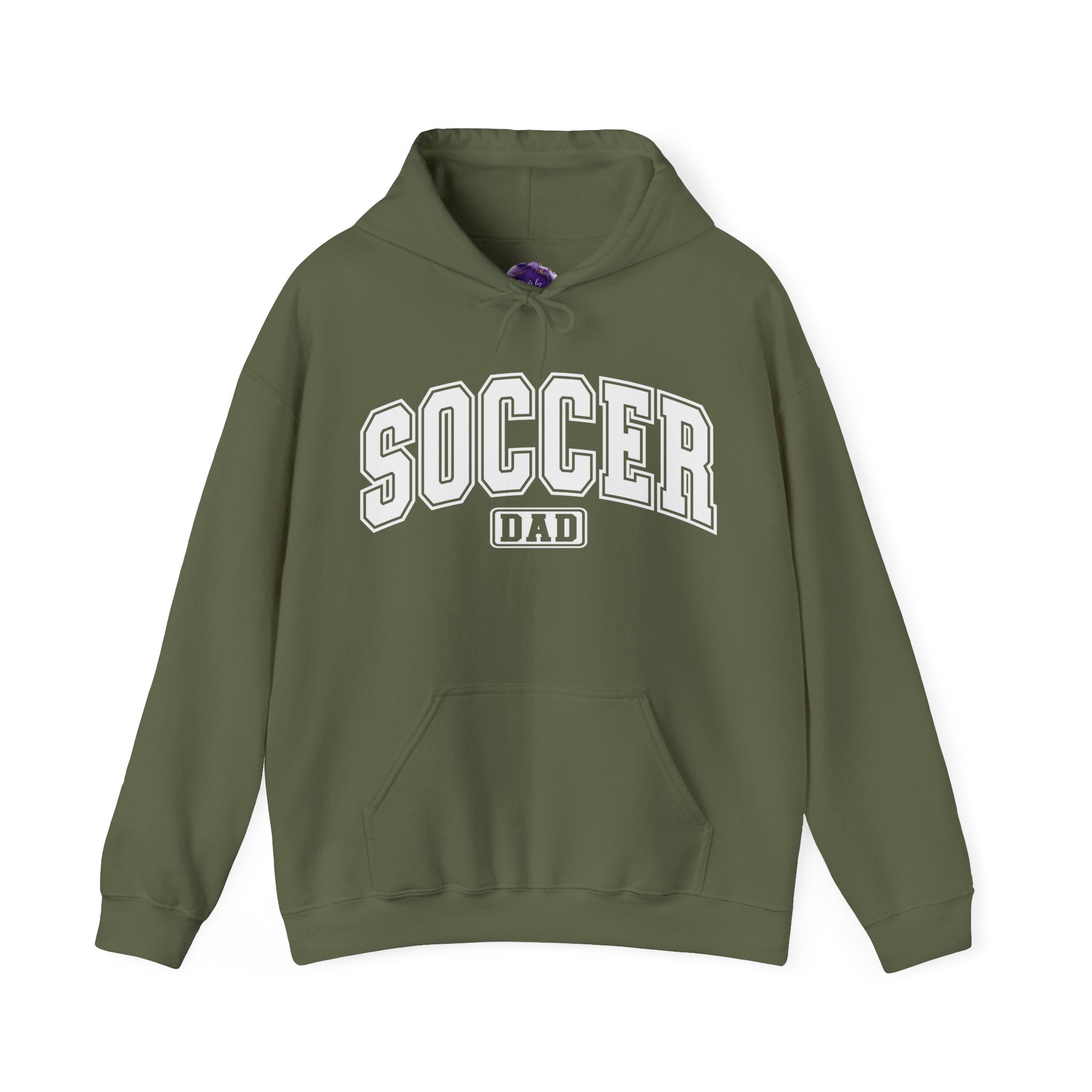 Soccer Dad Hoodie, Unisex Heavy Blend Hoodie for Sports Fans, Personalized Sweatshirt, Game Day Apparel