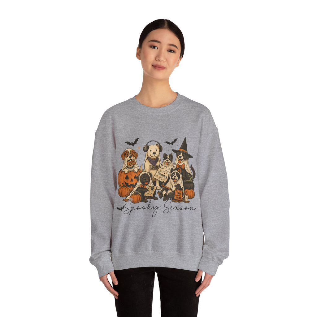 Spooky Season, Cozy Halloween Apparel, Unisex Crewneck, Fall Fashion, Spooky Season Gift, Themed Clothing