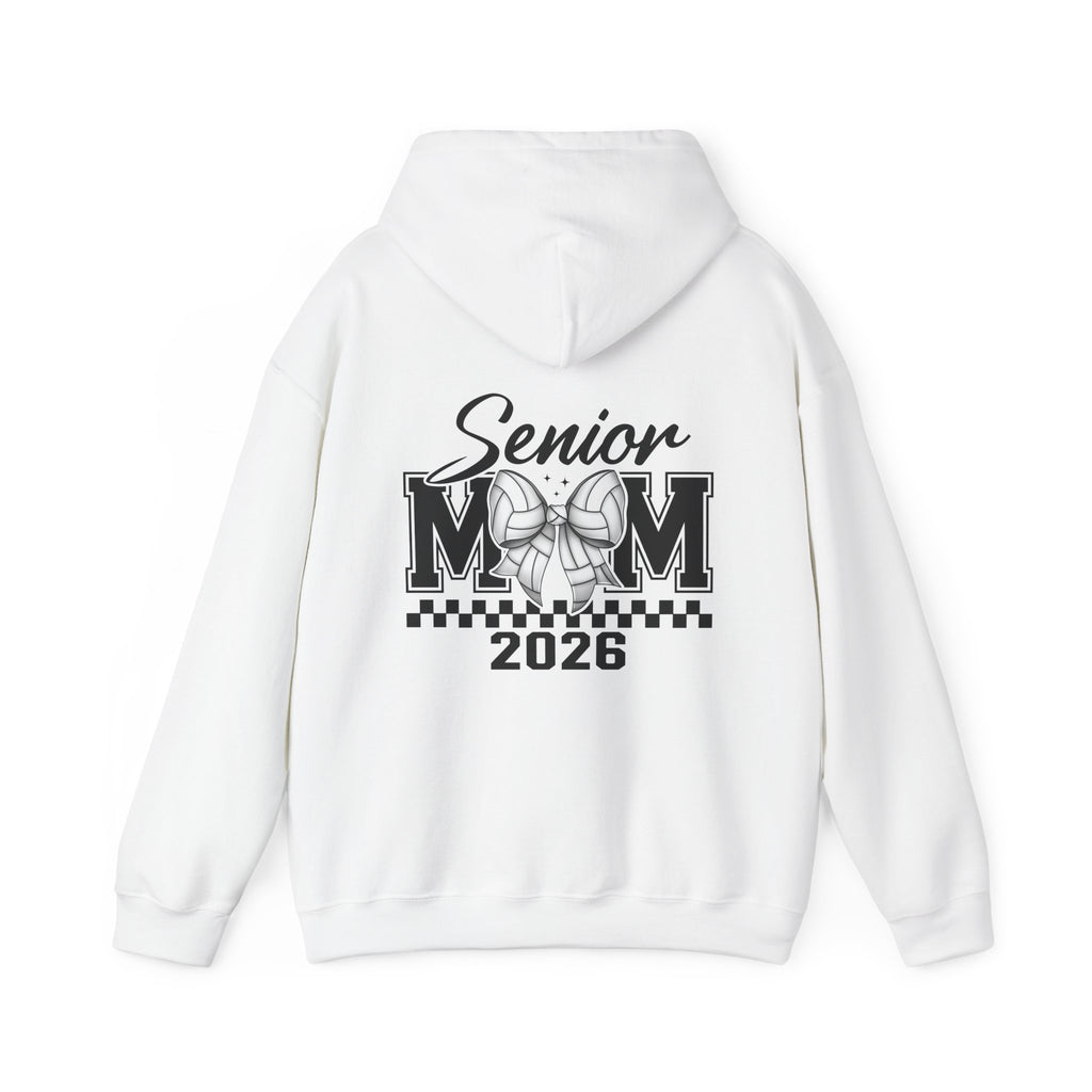 Custom Senior Volleyball Mom Hoodie, Graduation Gift, Personalized Sweatshirt, Unisex Hooded Sweatshirt, Class of 2026 Apparel