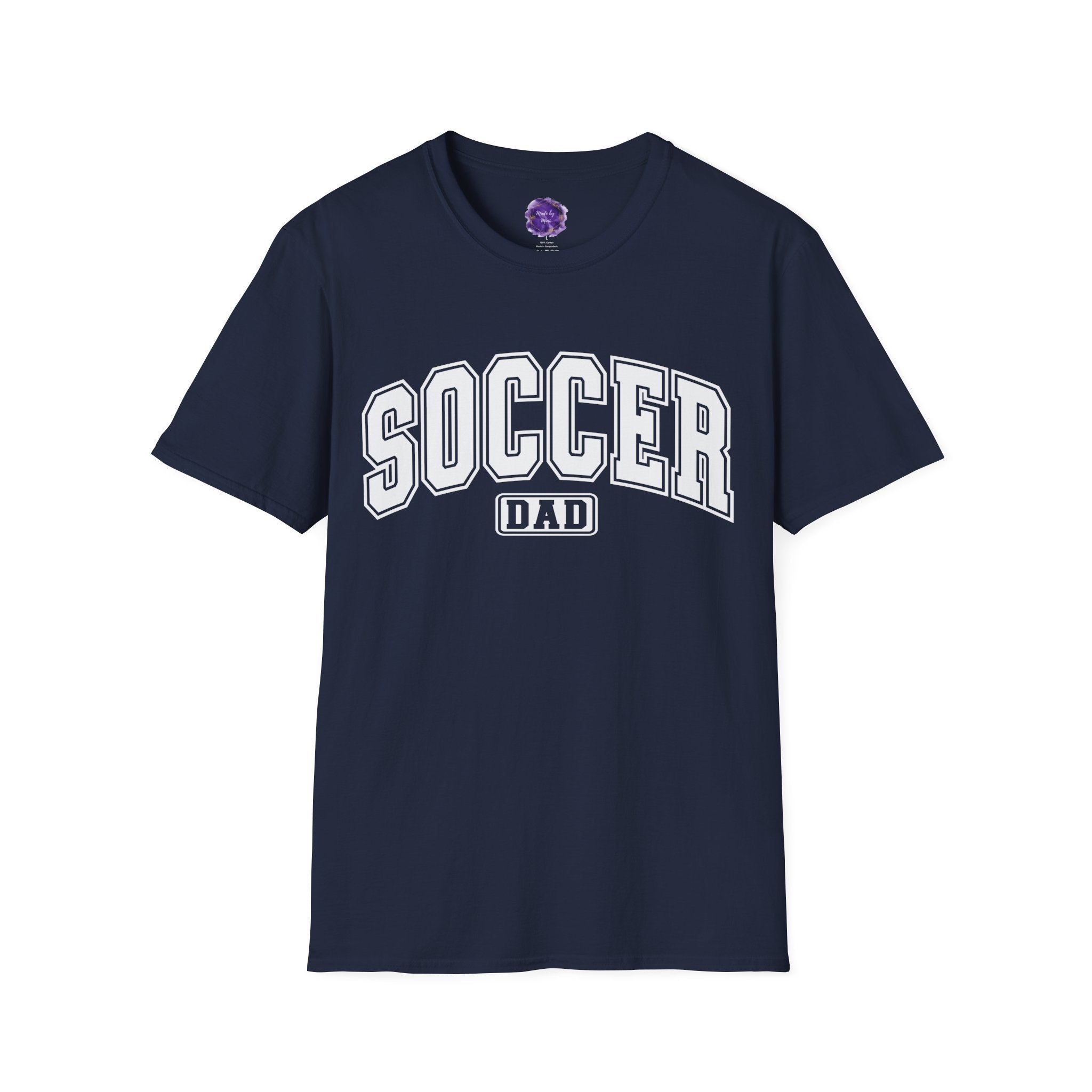 Soccer Dad T-Shirt, Sporty Graphic Tee, Perfect for Team Spirit, Gift for Dad, Casual Wear,
