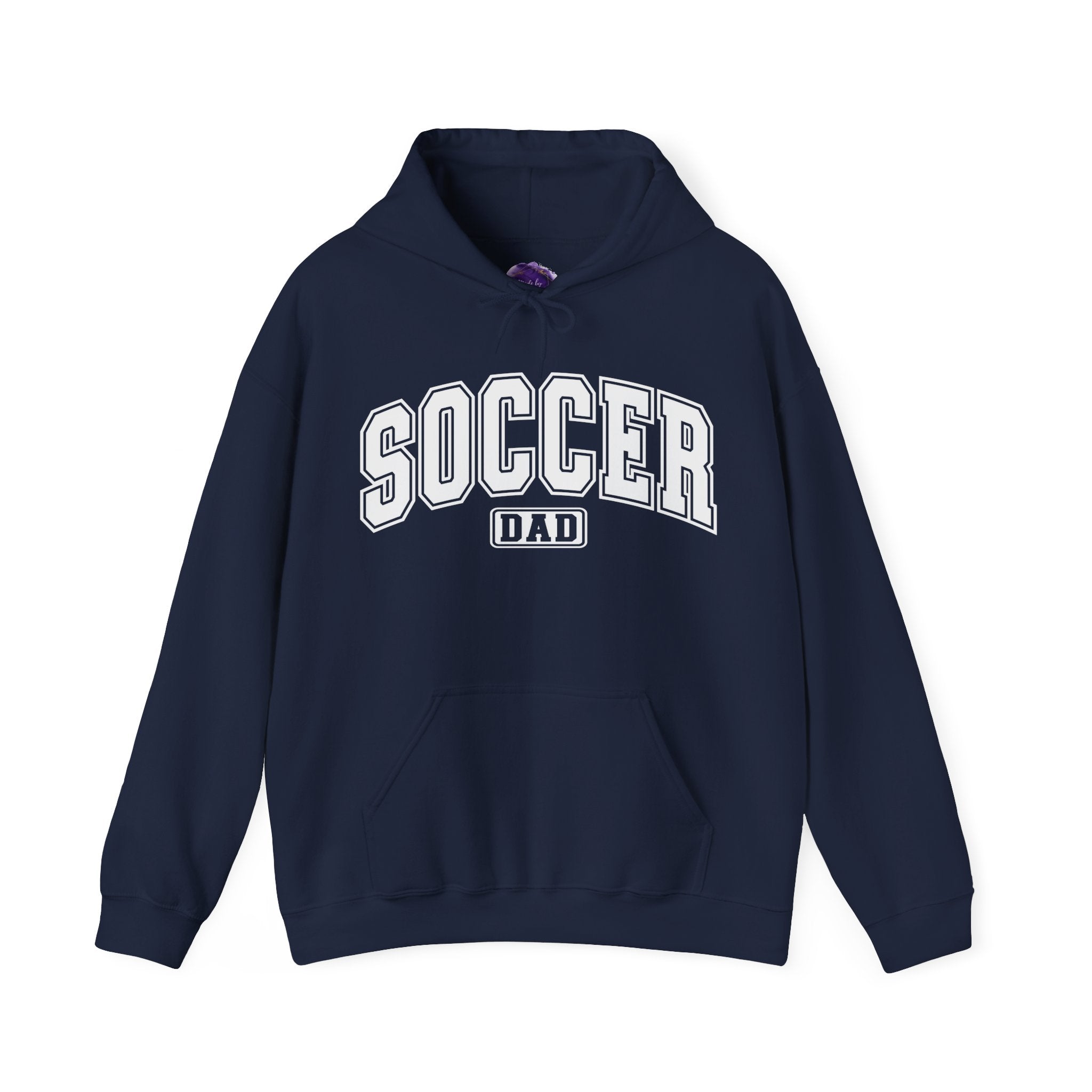 Soccer Dad Hoodie, Unisex Heavy Blend Hoodie for Sports Fans, Personalized Sweatshirt, Game Day Apparel