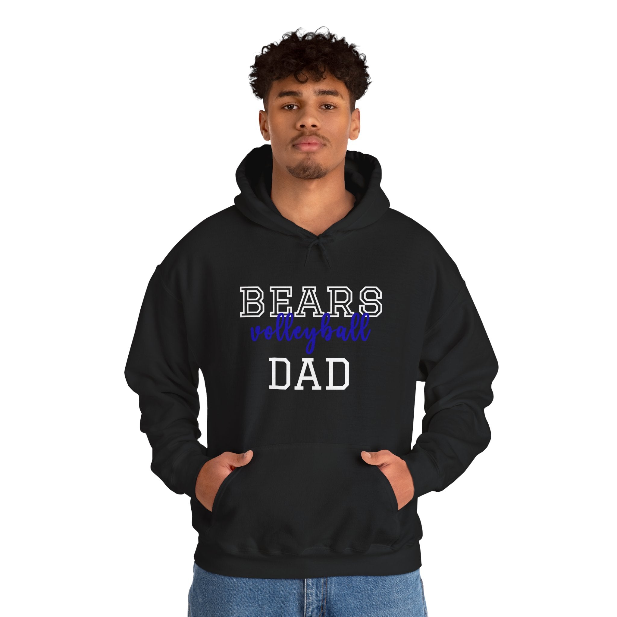 Bears Volleyball Dad/Custom Sports Hoodie for Dads, Volleyball Dad Hoodie, Unisex Athletic Sweatshirt, Game Day Outfit, Personalized Sports Apparel