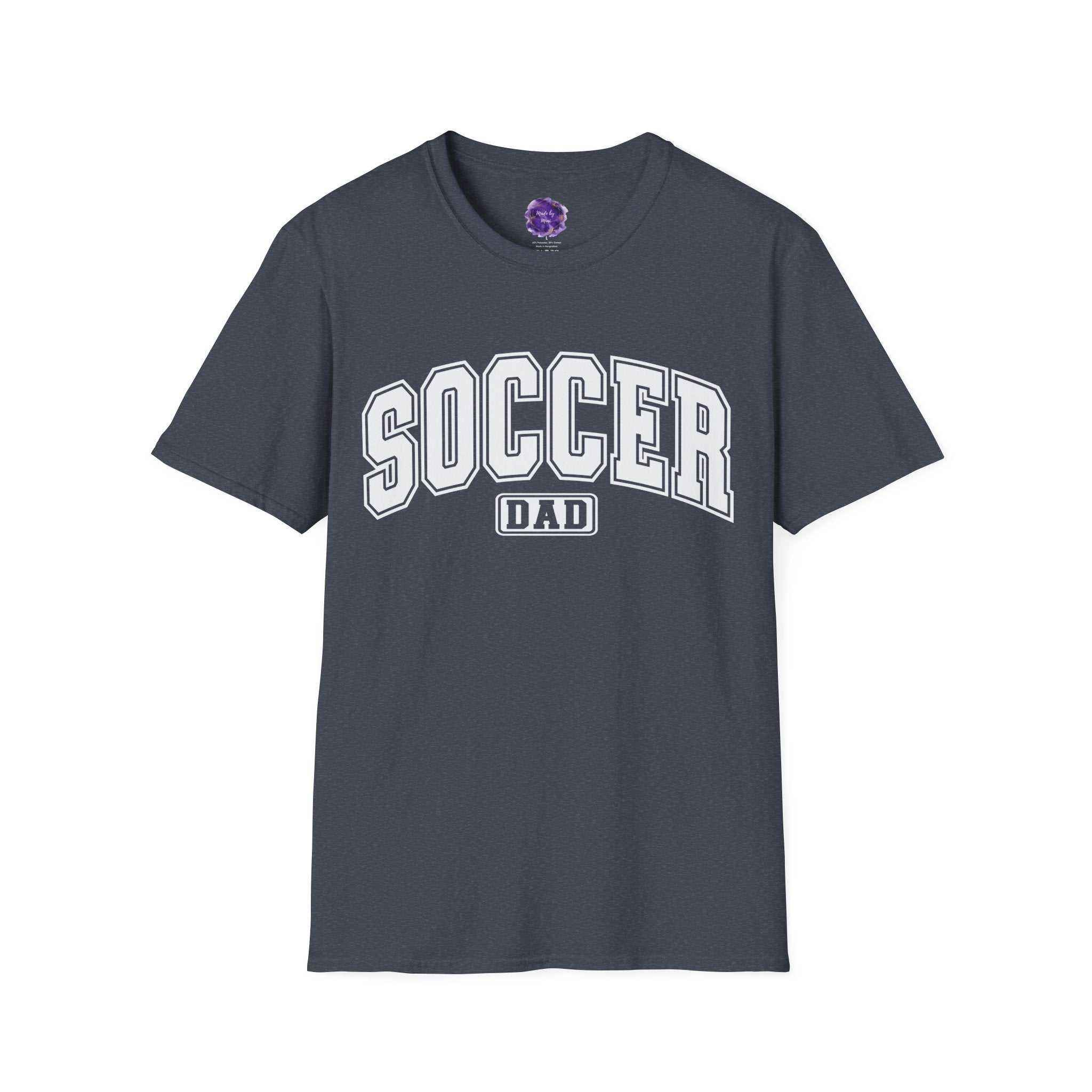 Soccer Dad T-Shirt, Sporty Graphic Tee, Perfect for Team Spirit, Gift for Dad, Casual Wear,