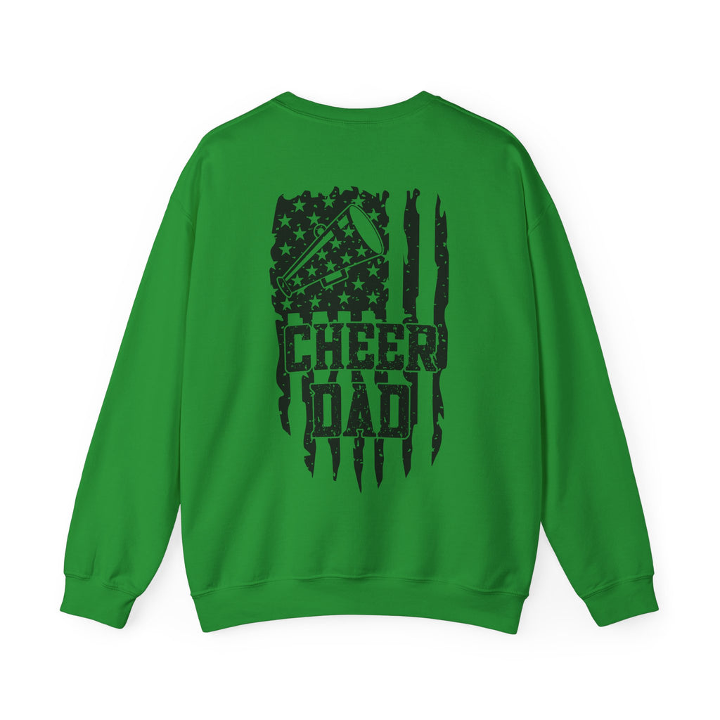 Cheer Dad Sweatshirt, Unisex Crewneck Sweatshirt, Perfect for Game Days, Sports Fan Apparel, Cozy Sweatshirt Gift, Football