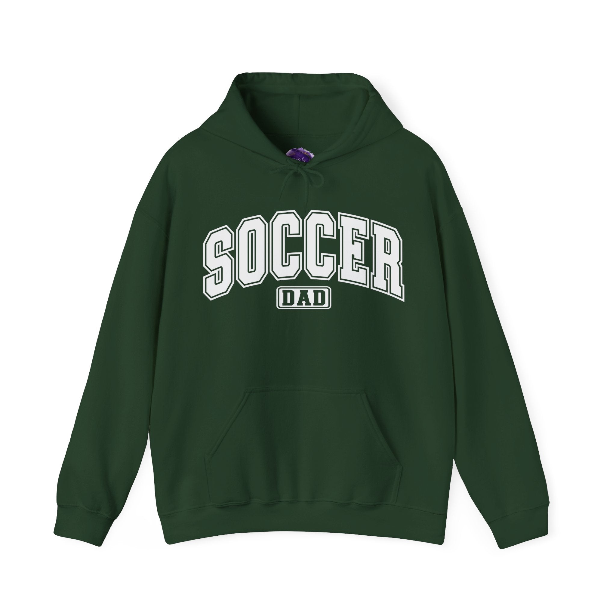 Soccer Dad Hoodie, Unisex Heavy Blend Hoodie for Sports Fans, Personalized Sweatshirt, Game Day Apparel