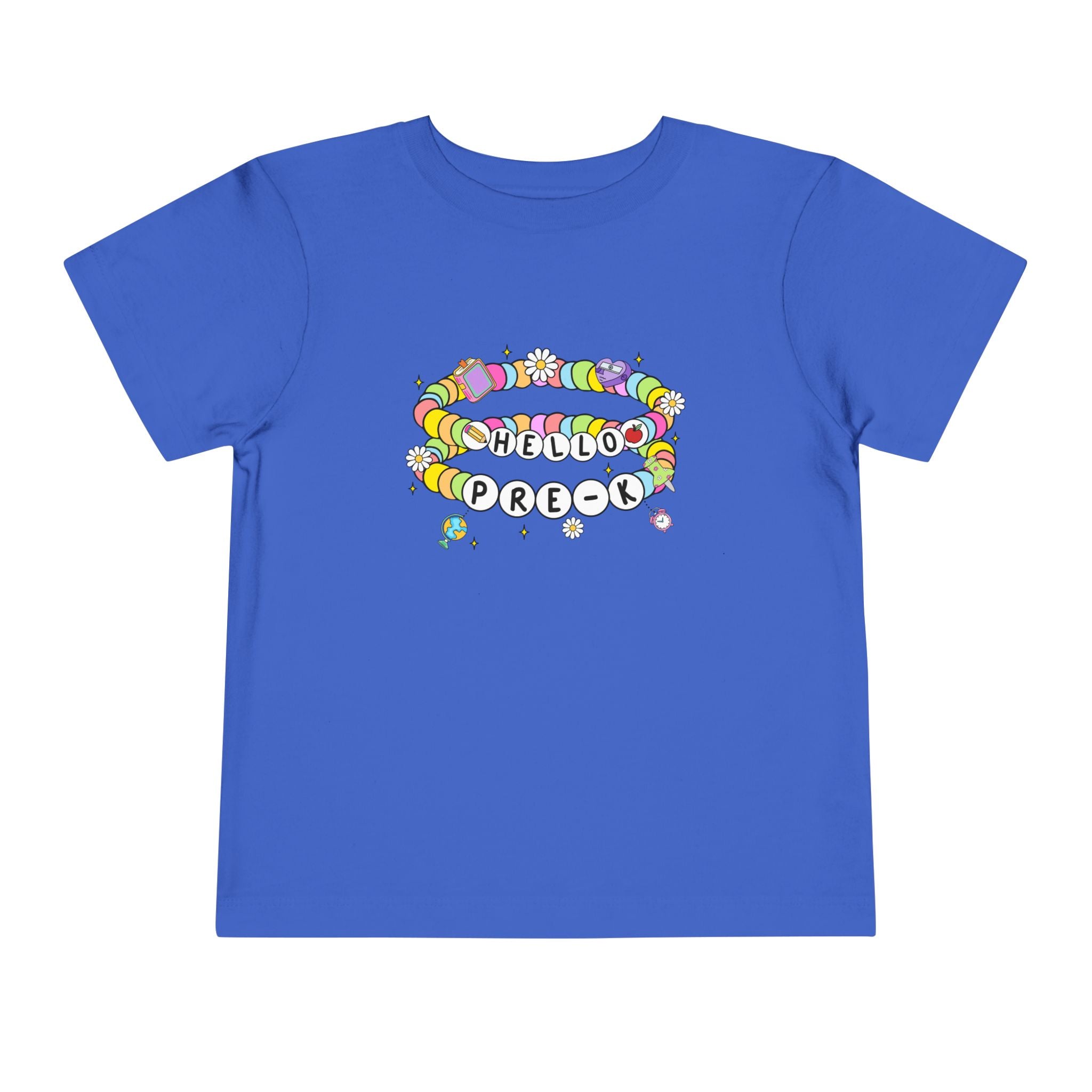 Hello Pre-K/ Cheerful Toddler Tee, Colorful Kids T-Shirt, Back to School