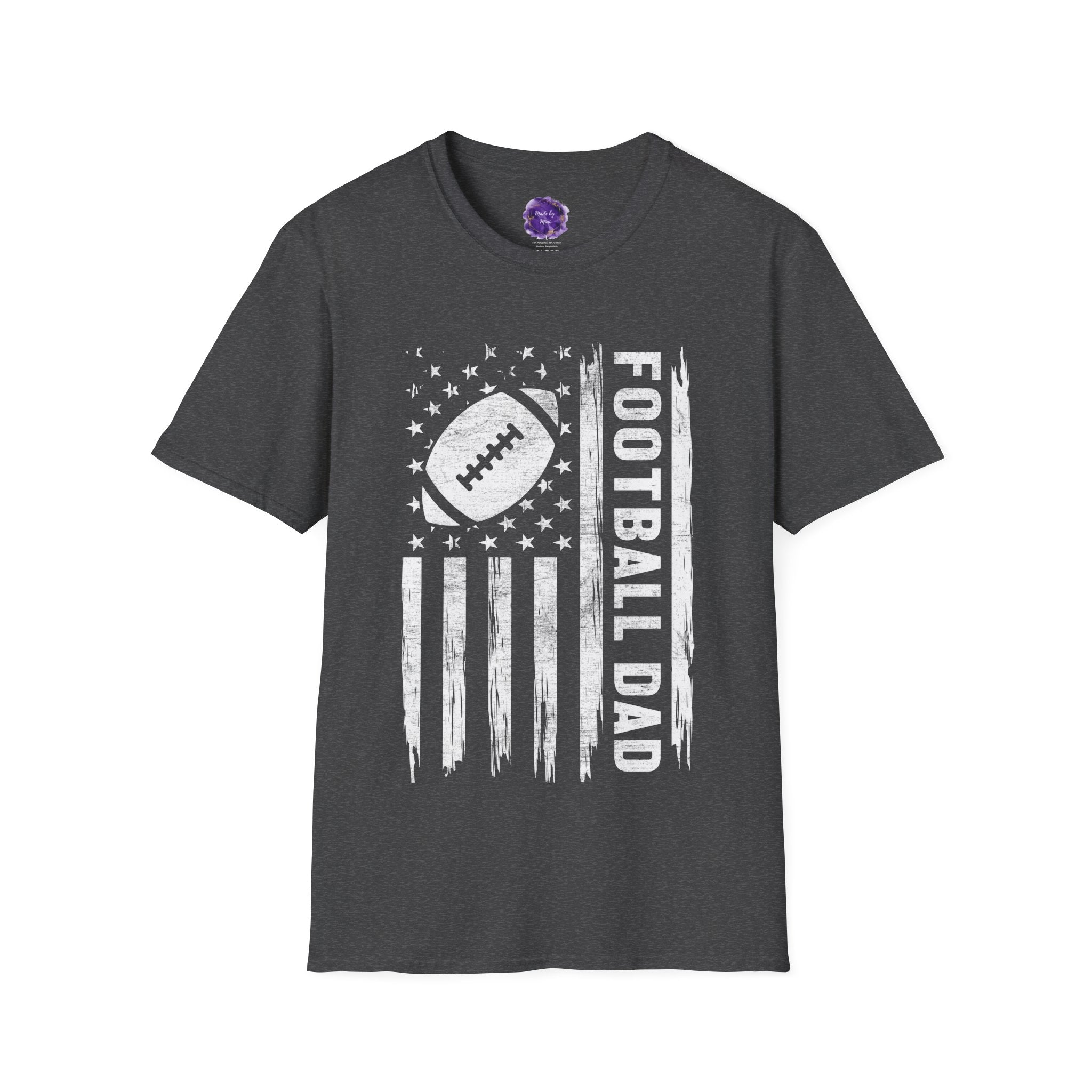 Football Dad T-Shirt, Unisex Tee, Sporty Apparel for Game Day, Perfect for Football Dads, Great Gift Idea