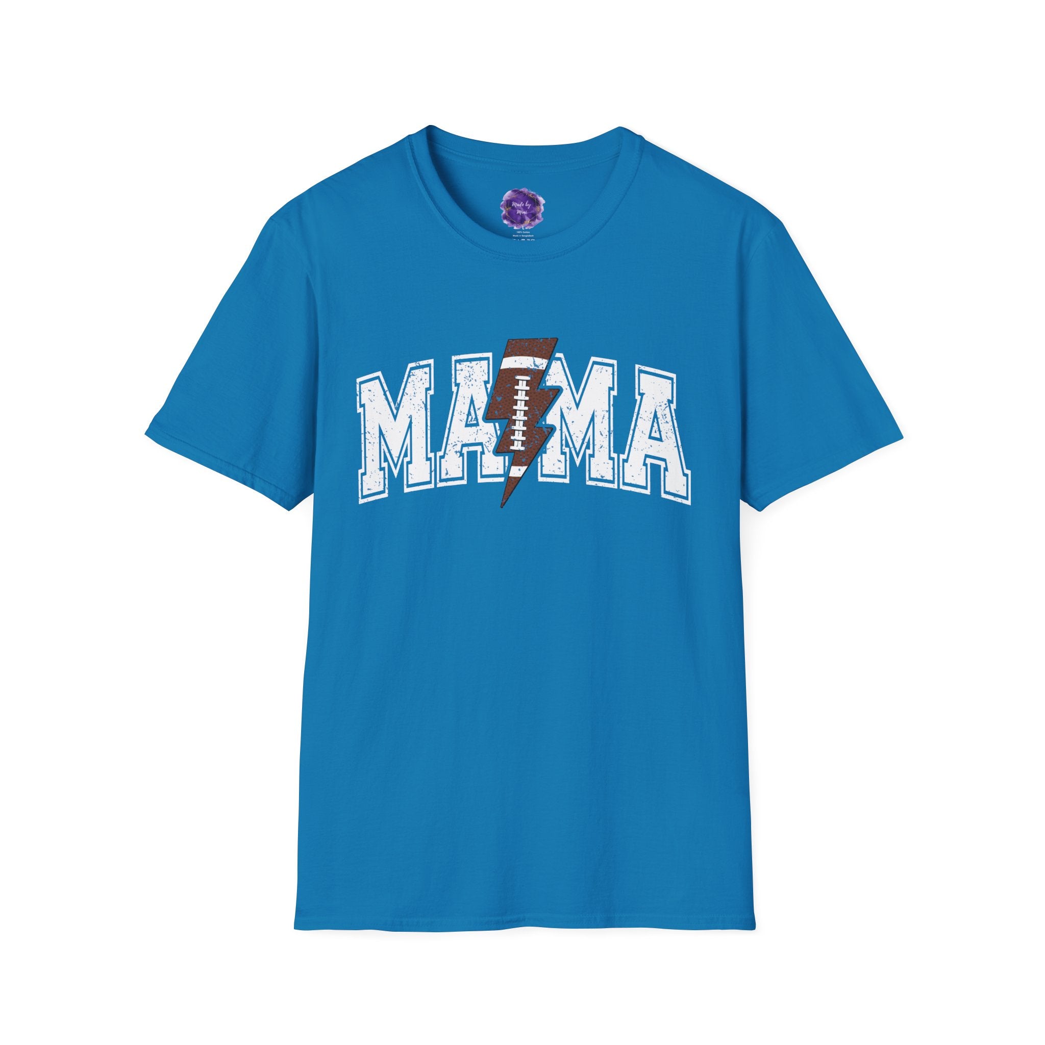 MAMA- FOOTBALL TEE,  Mom T-Shirt, Unisex Tee, Sporty Apparel for Game Day, Perfect for Football Moms, Great Gift Idea