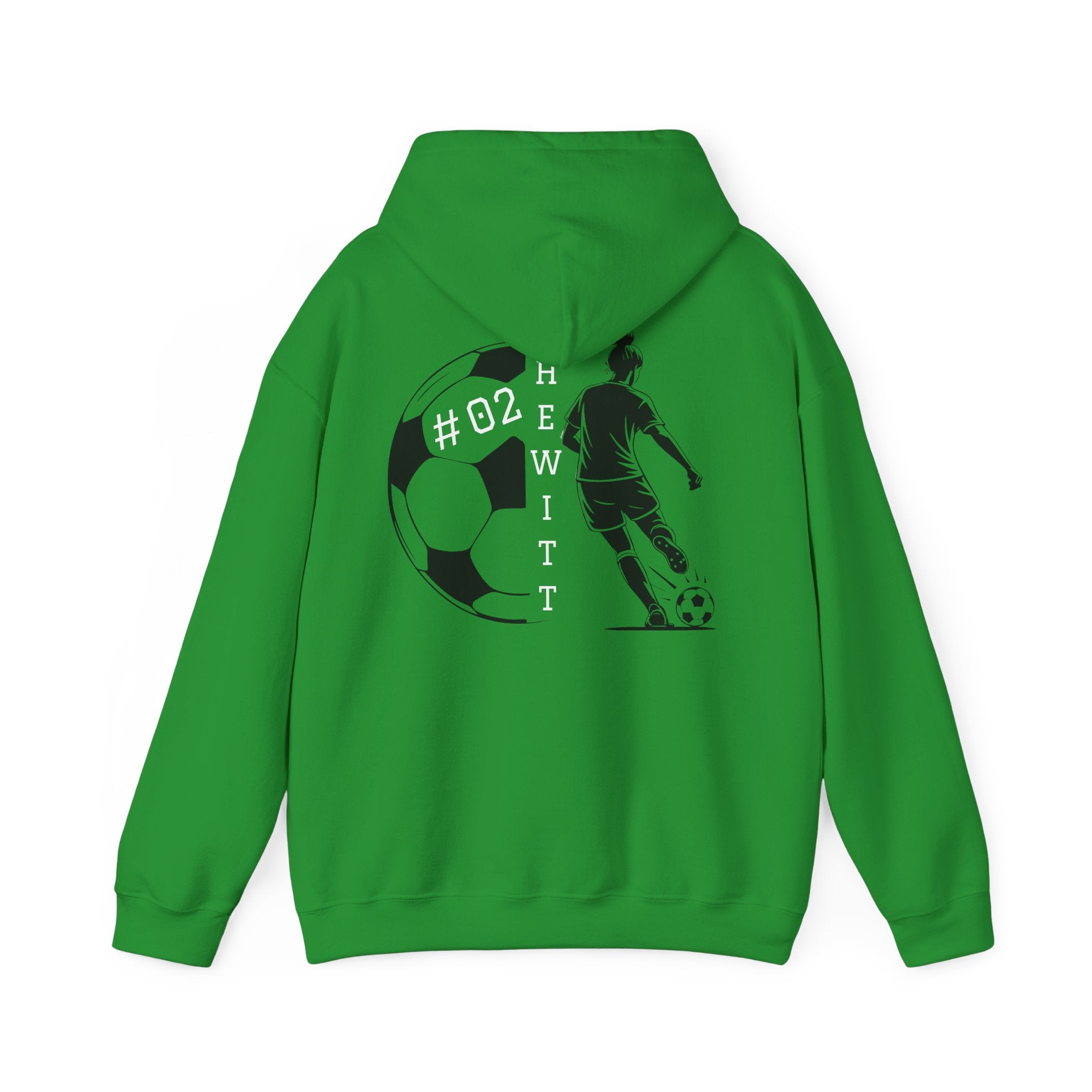 Personalized Soccer Hooded Sweatshirt | Sports Hoodie for Fans, Gift for Athletes, Casual Wear, Team Spirit Apparel