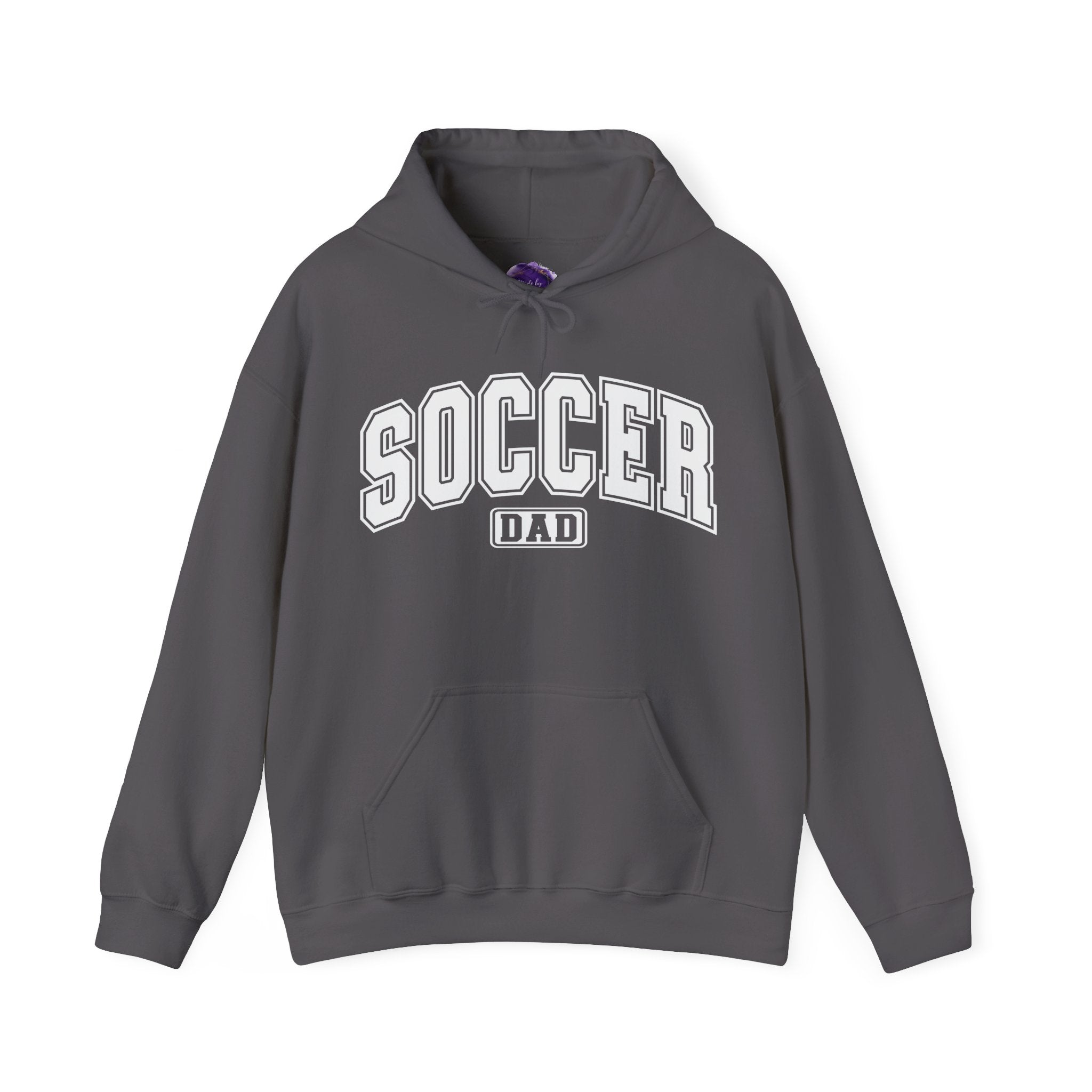 Soccer Dad Hoodie, Unisex Heavy Blend Hoodie for Sports Fans, Personalized Sweatshirt, Game Day Apparel