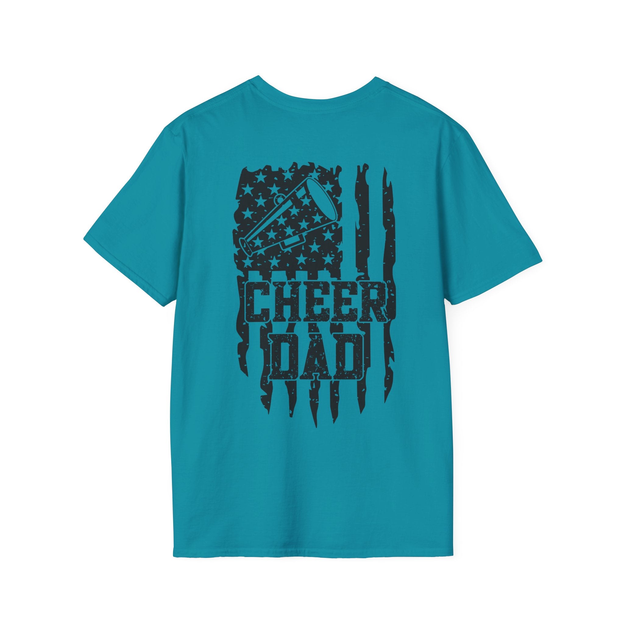 CHEER DAD T-shirt, Unisex Tee, Sporty Apparel for Game Day, Perfect for Cheer Dads, Great Gift Idea