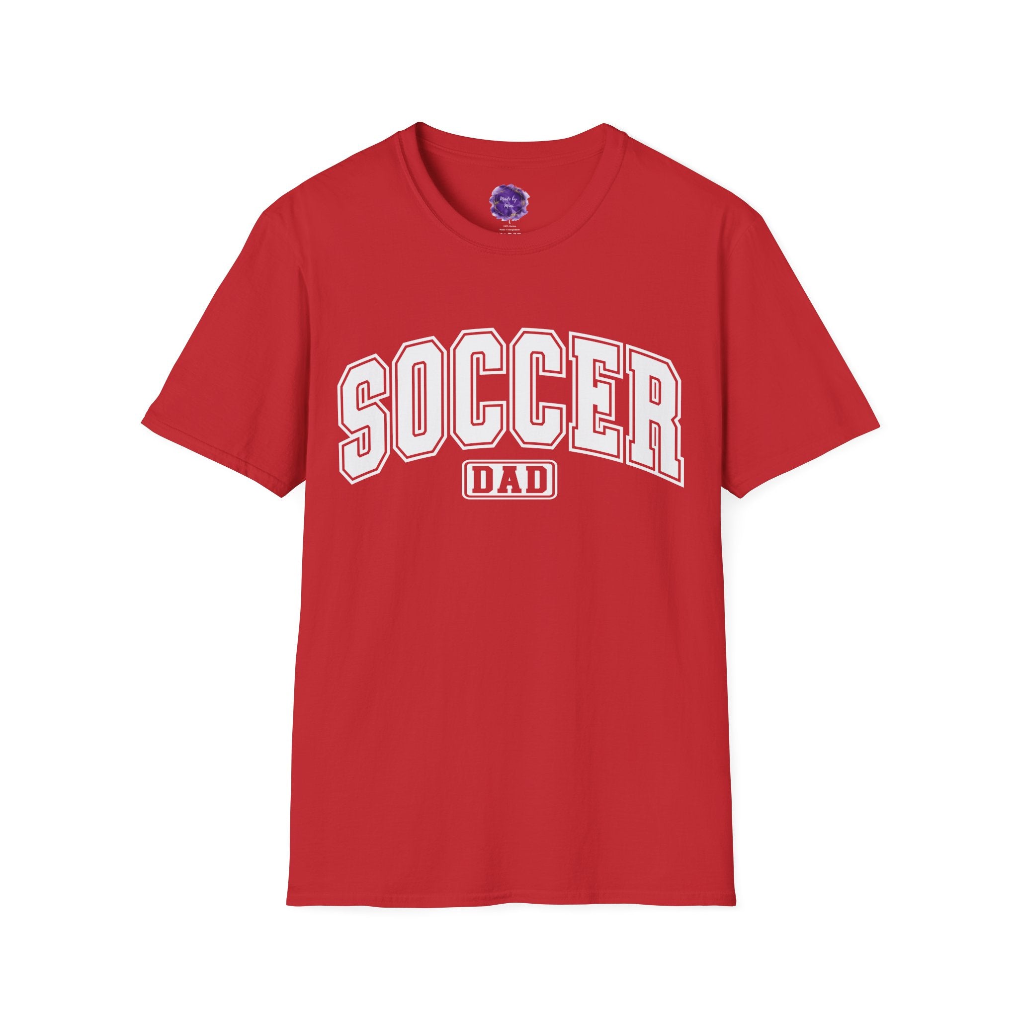 Soccer Dad T-Shirt, Sporty Graphic Tee, Perfect for Team Spirit, Gift for Dad, Casual Wear,