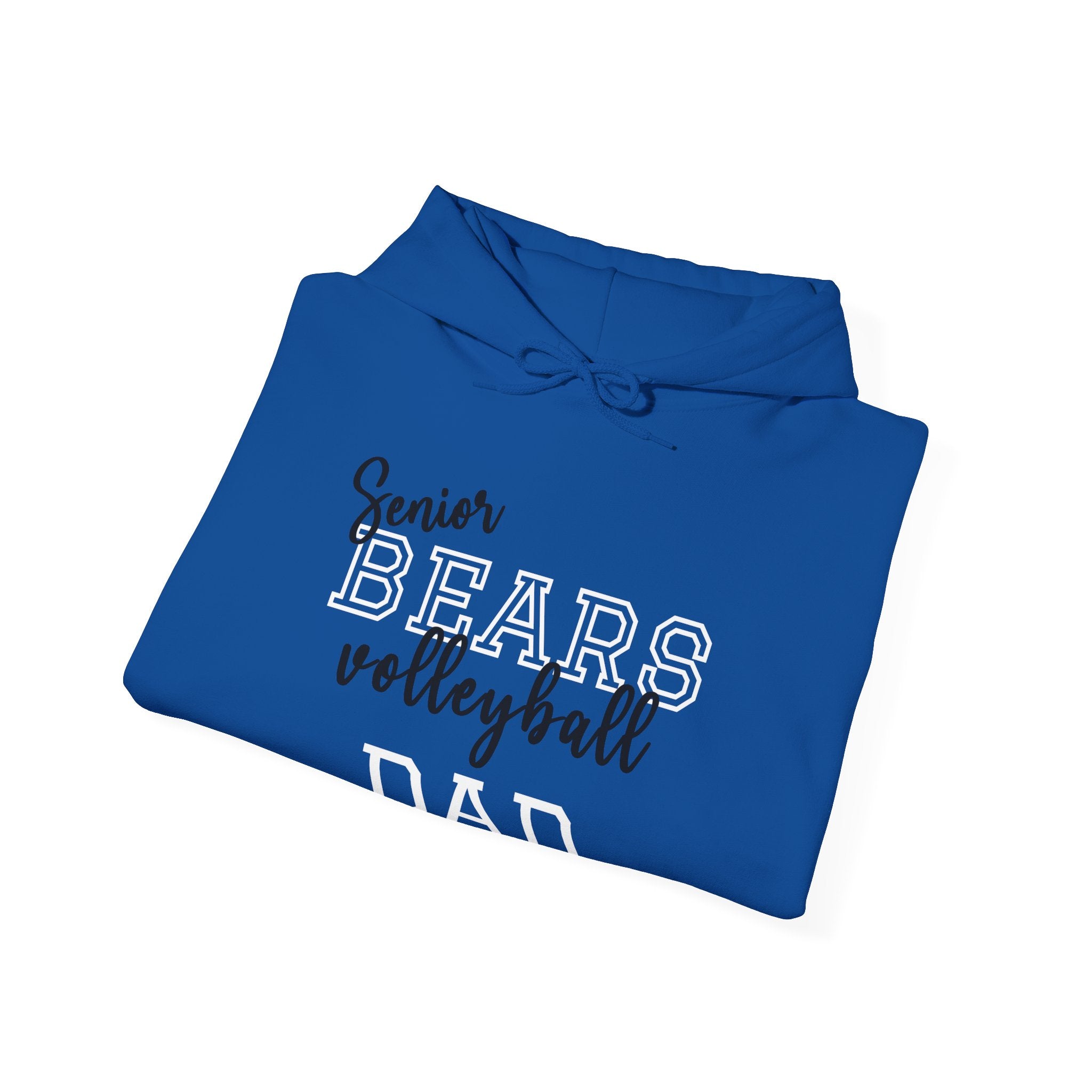 Senior Bears Volleyball Dad/Custom Sports Hoodie for Dads, Volleyball Dad Hoodie, Unisex Athletic Sweatshirt, Game Day Outfit, Personalized Sports Apparel
