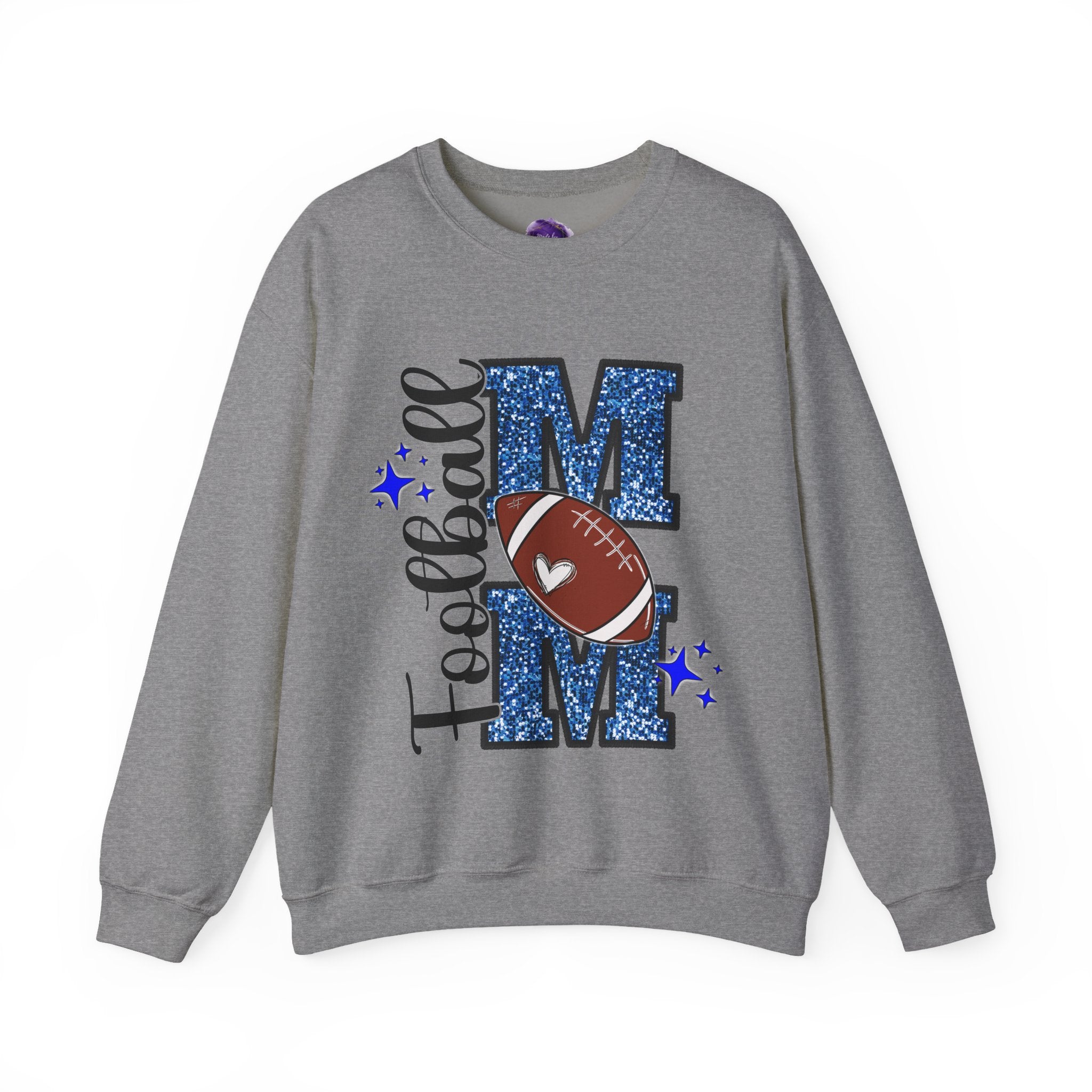 Football Mom Sweatshirt, Unisex Crewneck Sweatshirt, Perfect for Game Days, Sports Fan Apparel, Cozy Sweatshirt Gift, Football