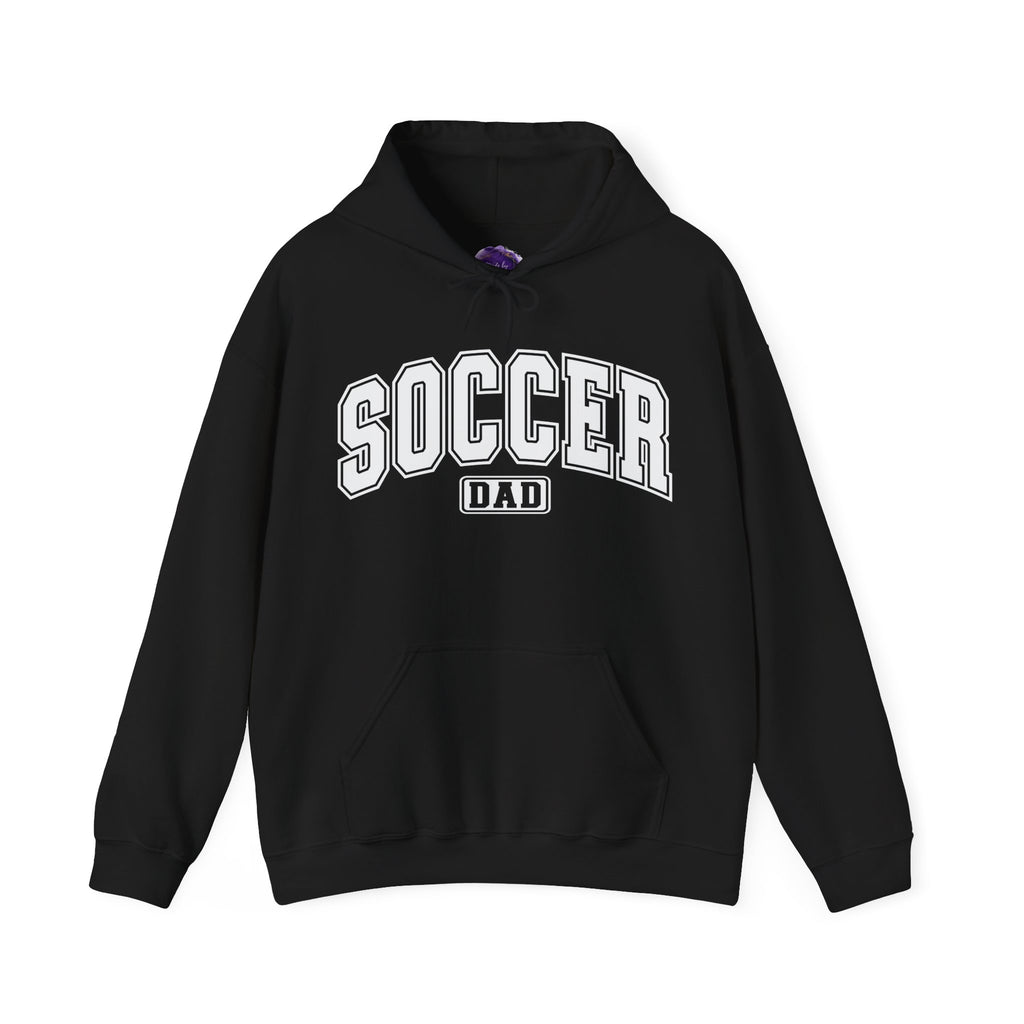 Soccer Dad Hoodie, Unisex Heavy Blend Hoodie for Sports Fans, Personalized Sweatshirt, Game Day Apparel