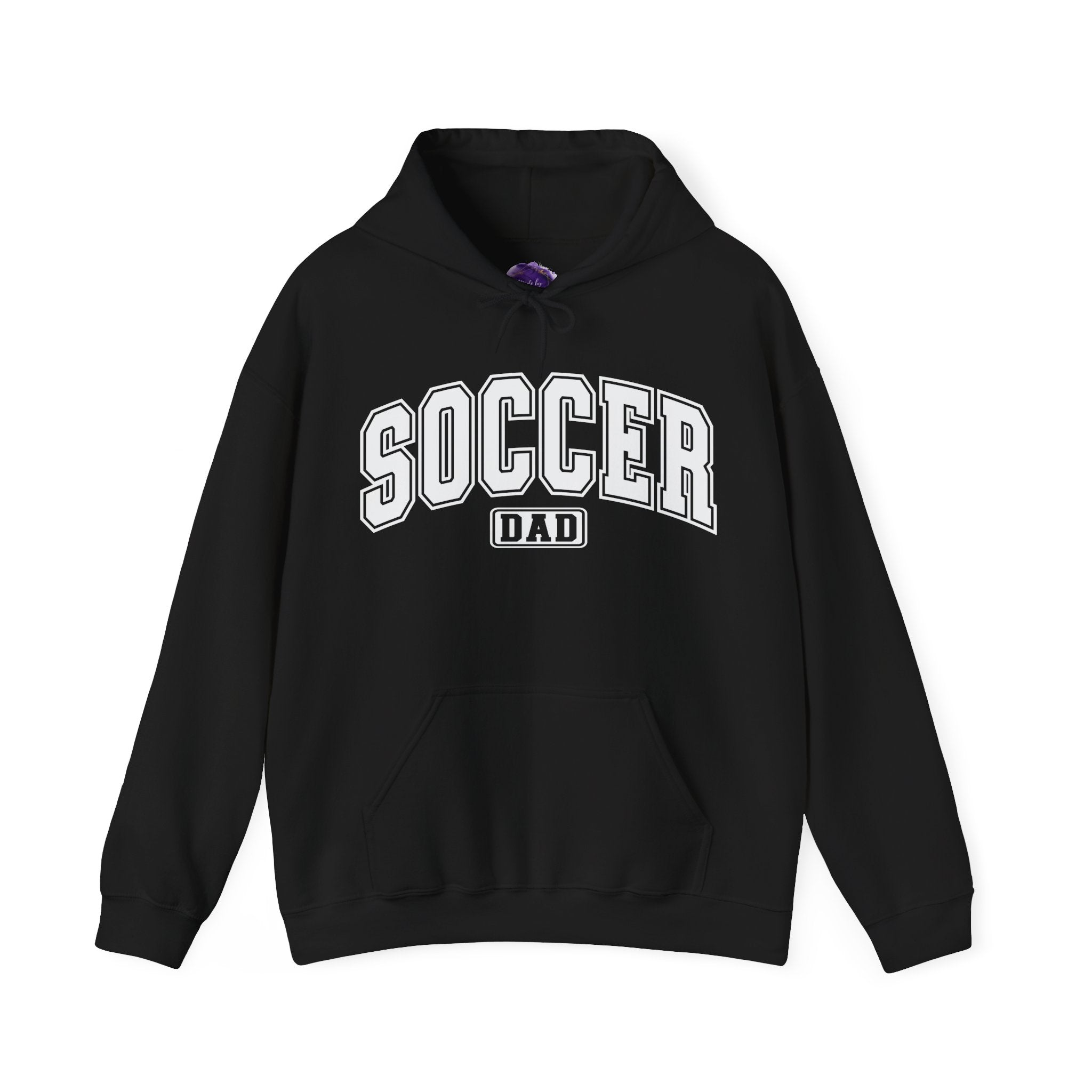 Soccer Dad Hoodie, Unisex Heavy Blend Hoodie for Sports Fans, Personalized Sweatshirt, Game Day Apparel