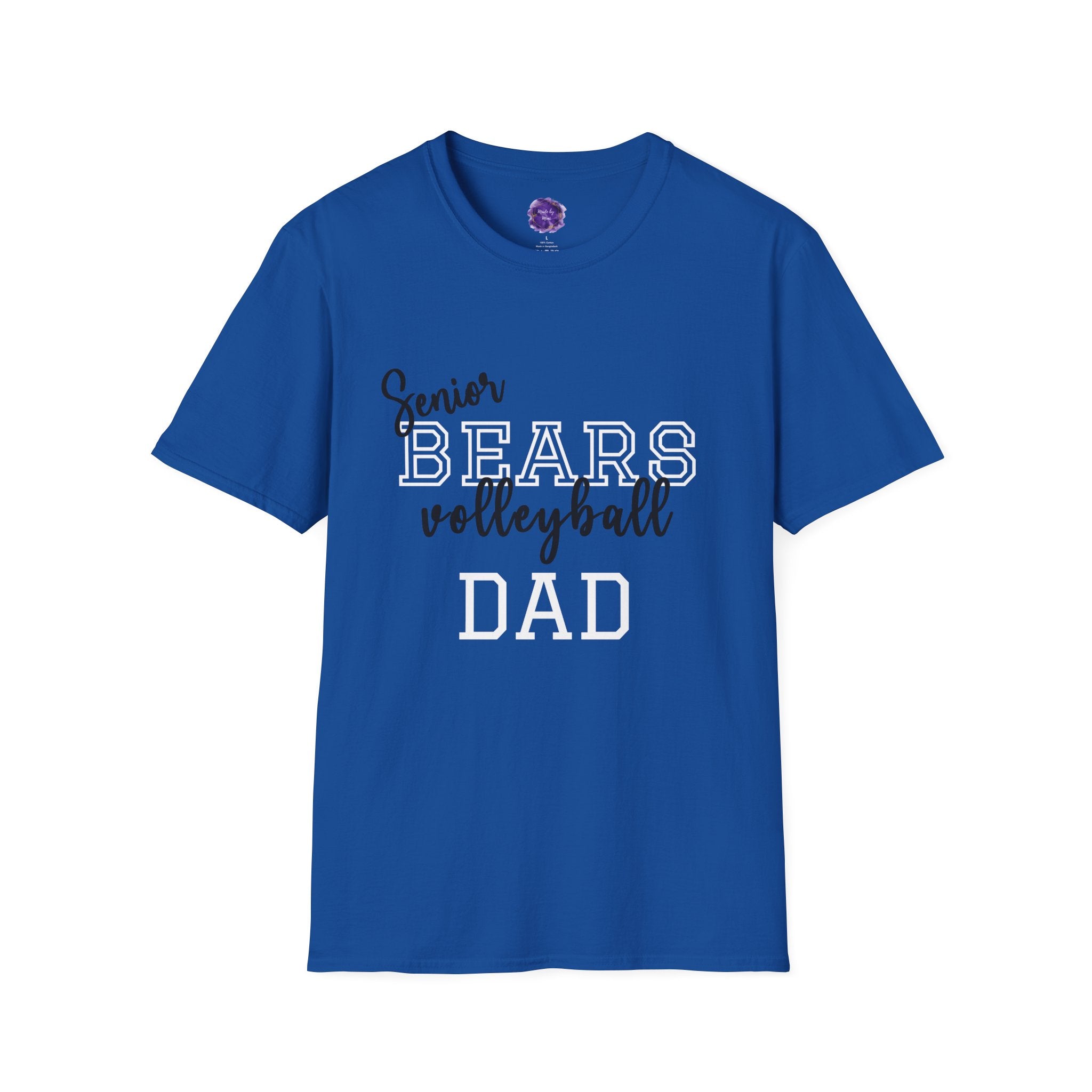 Senior Bears Volleyball Dad, Dad's #1 Volleyball Supporter Tee, Unisex Softstyle T-Shirt for Volleyball Dads, Sports Fan Gear, Personalized Father's Day Gift, Team [...]