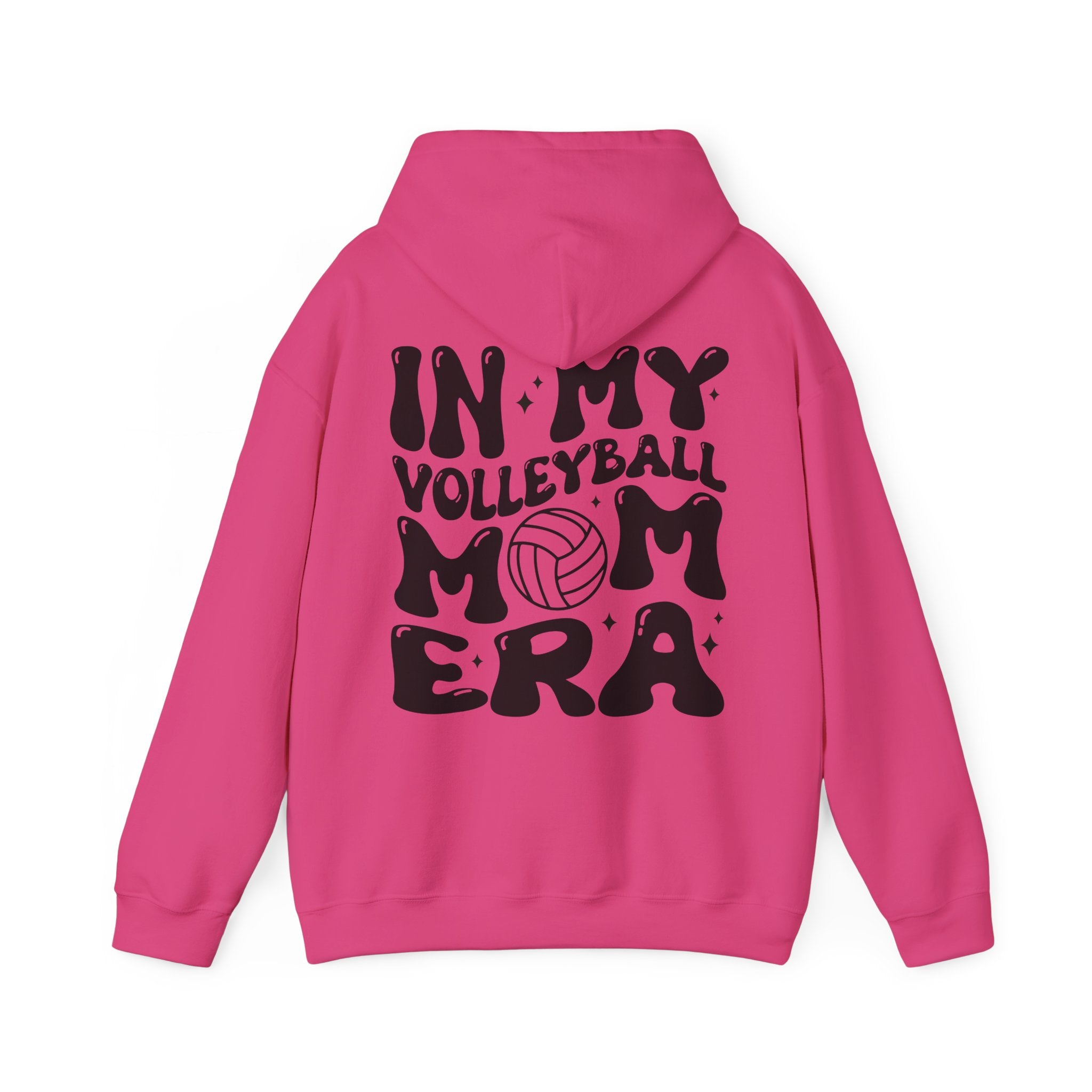 Volleyball Mom Era Hoodie Sweatshirt, print on back, personalization available on front