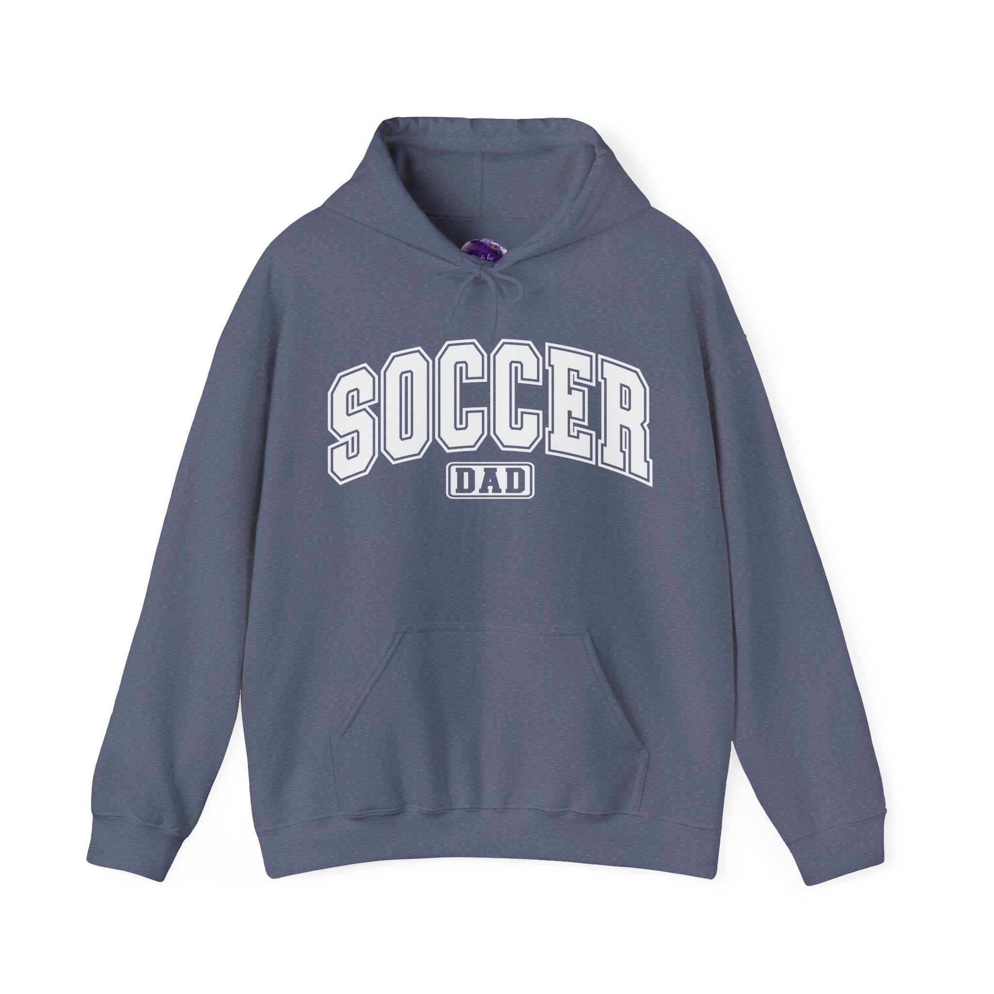 Soccer Dad Hoodie, Unisex Heavy Blend Hoodie for Sports Fans, Personalized Sweatshirt, Game Day Apparel