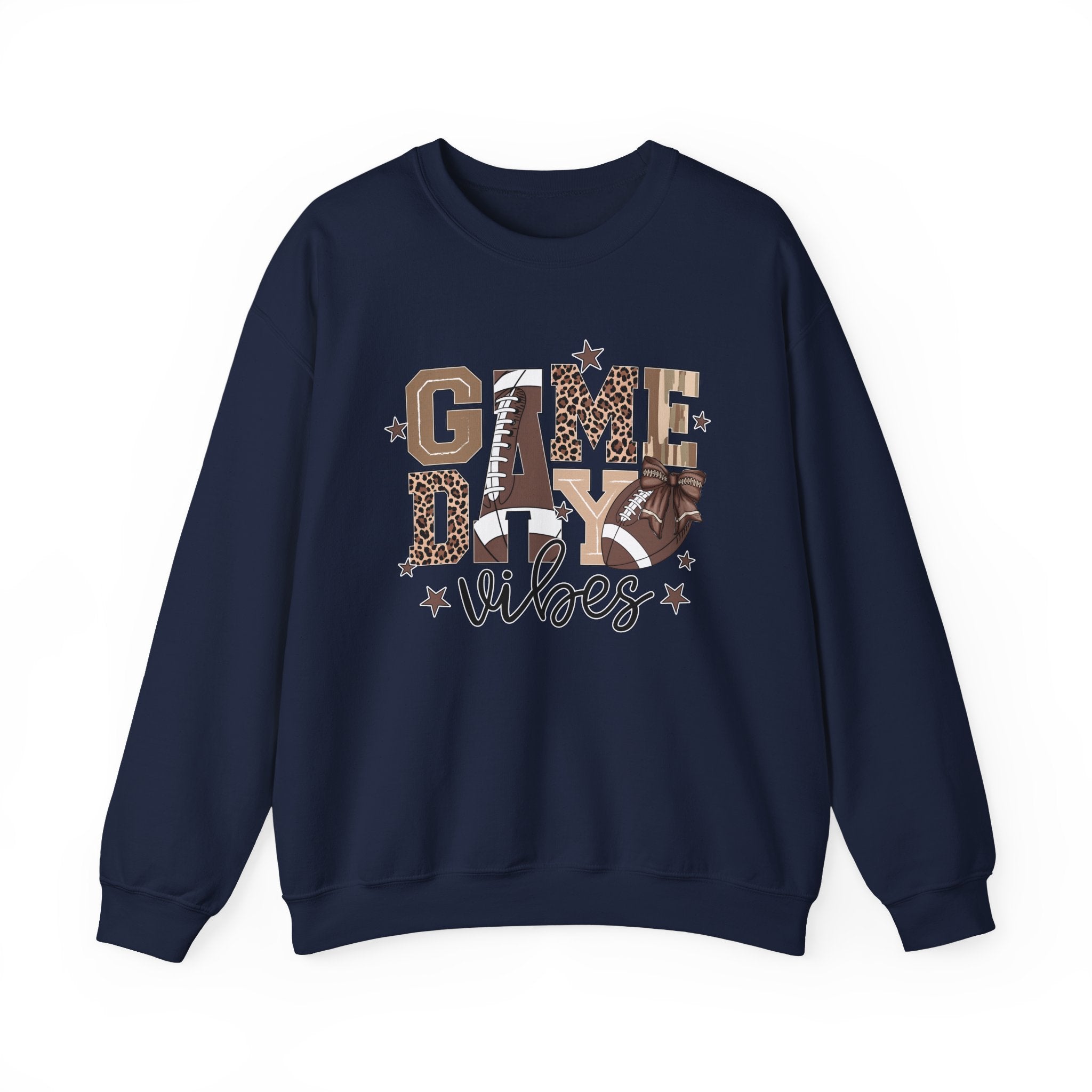 Game Day Vibes Sweatshirt, Unisex Crewneck, Football Fan Apparel, Sports Event Gear, Cozy Casual Wear, Gift for Sports Lovers