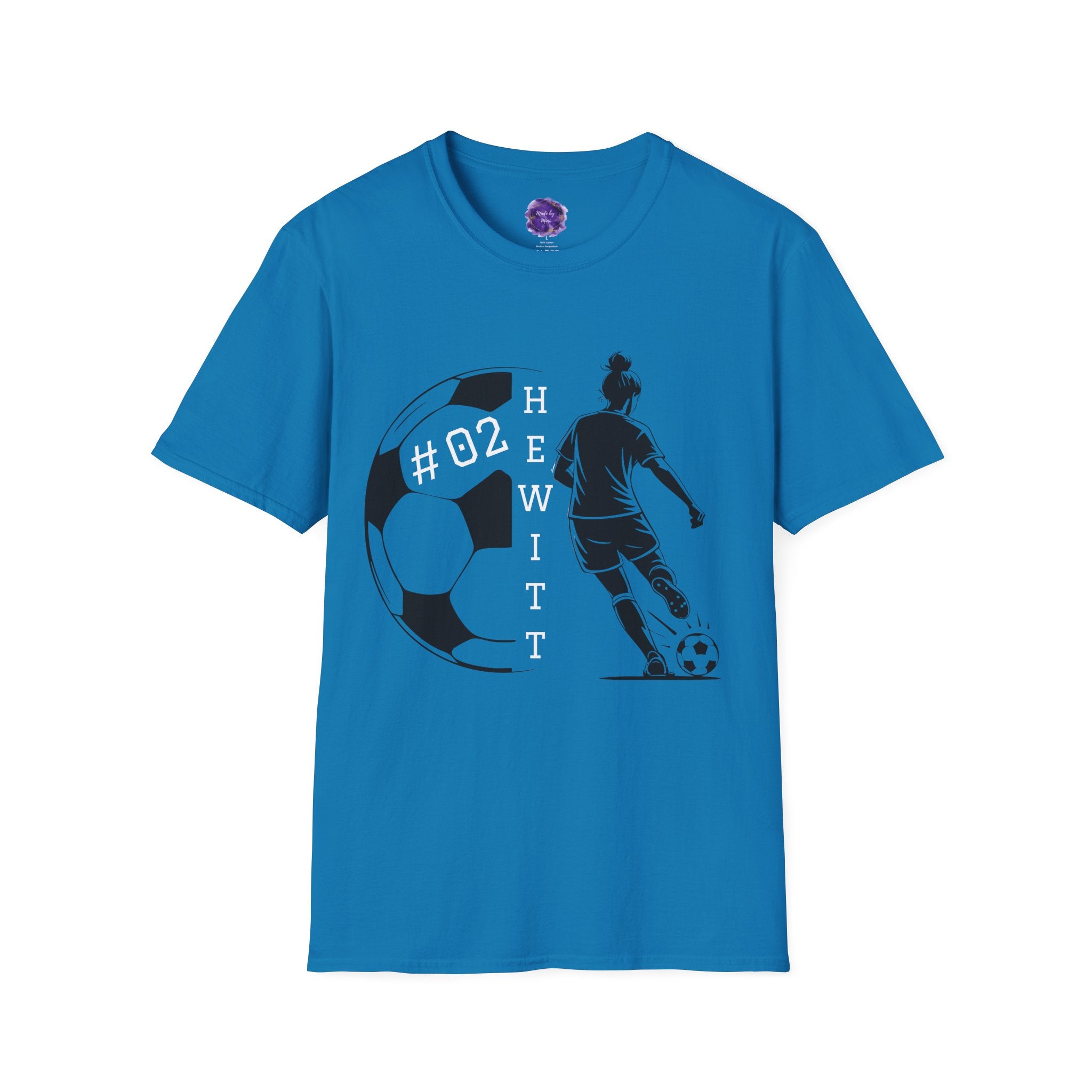 Personalized Soccer Enthusiast T-Shirt, Sporty Graphic Tee, Perfect for Team Spirit, Gift for Athletes, Casual Wear, Motivational Soccer Shirt