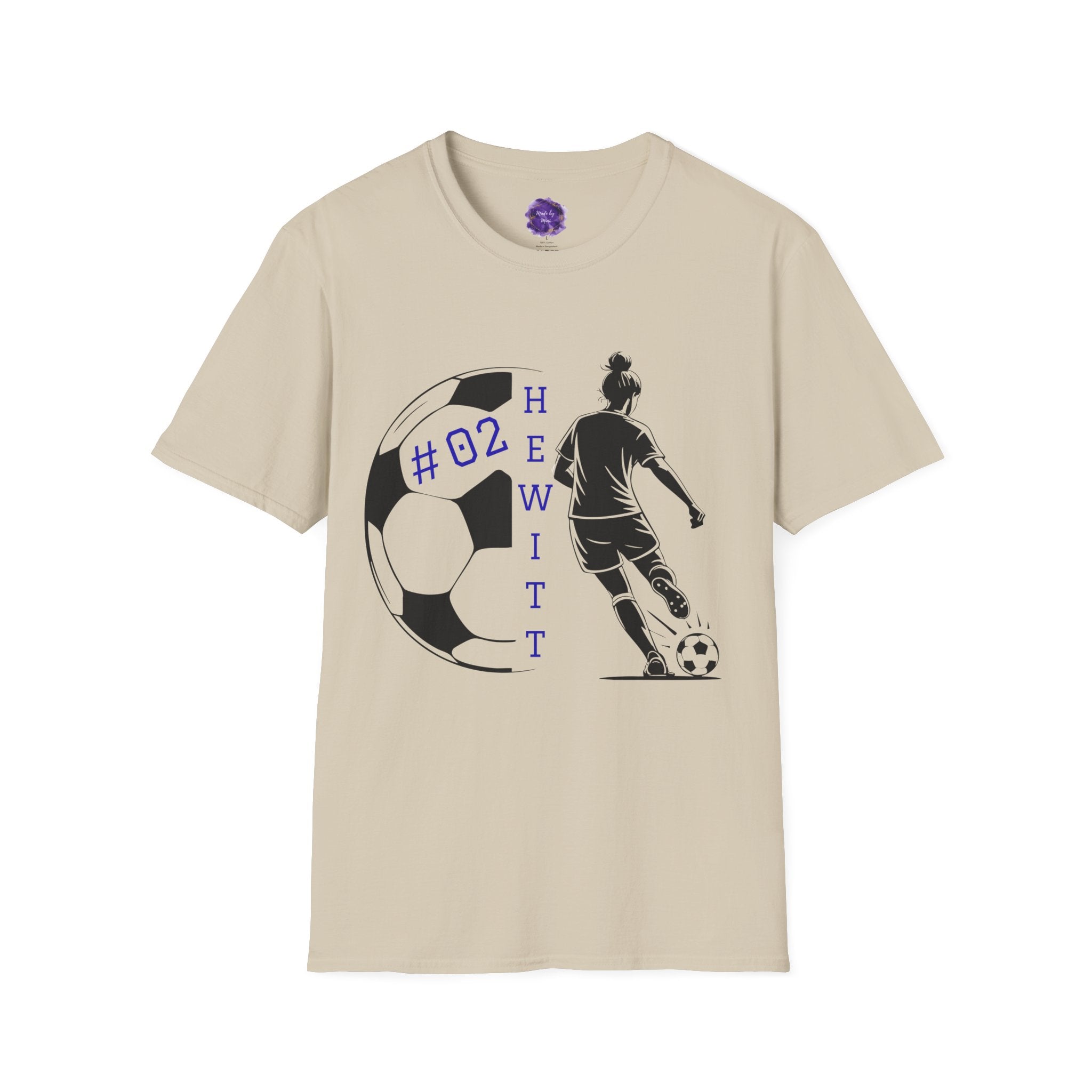 Personalized Soccer Enthusiast T-Shirt, Sporty Graphic Tee, Perfect for Team Spirit, Gift for Athletes, Casual Wear, Motivational Soccer Shirt