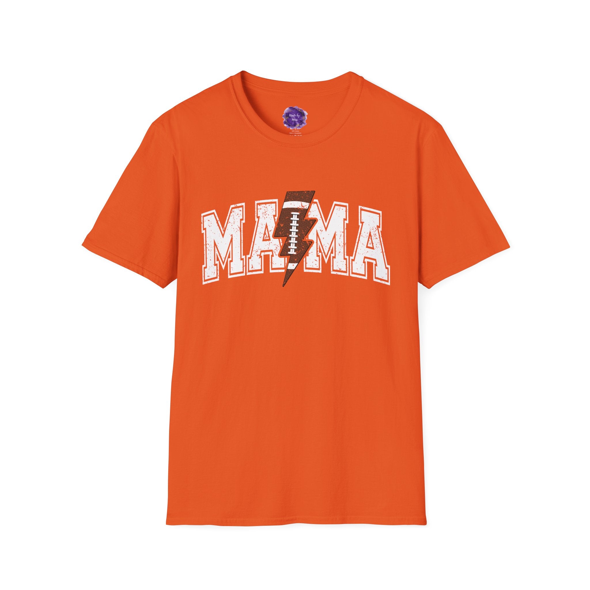 MAMA- FOOTBALL TEE,  Mom T-Shirt, Unisex Tee, Sporty Apparel for Game Day, Perfect for Football Moms, Great Gift Idea
