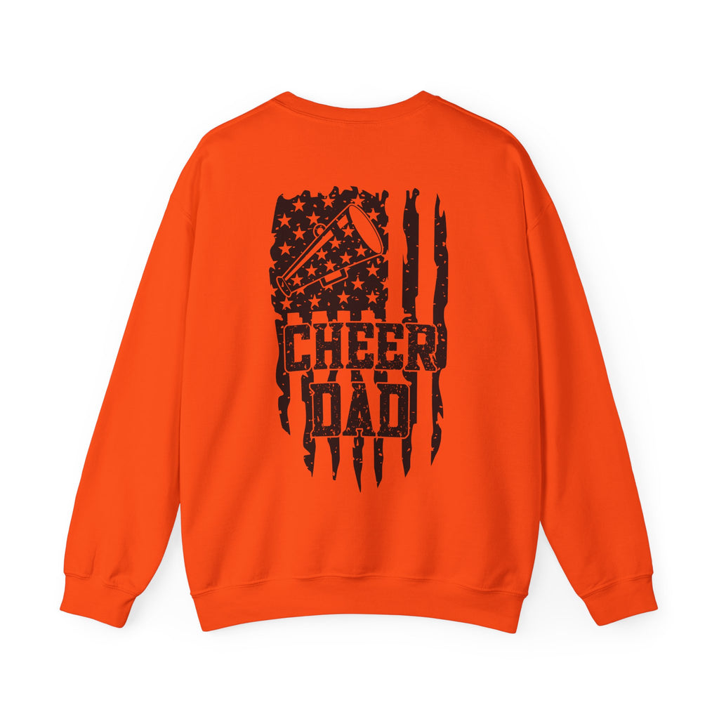 Cheer Dad Sweatshirt, Unisex Crewneck Sweatshirt, Perfect for Game Days, Sports Fan Apparel, Cozy Sweatshirt Gift, Football
