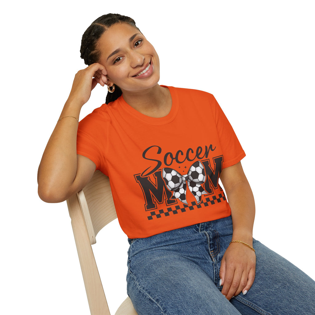 Soccer Mom T-Shirt, Sporty Graphic Tee, Perfect for Team Spirit, Gift for Mom, Casual Wear,