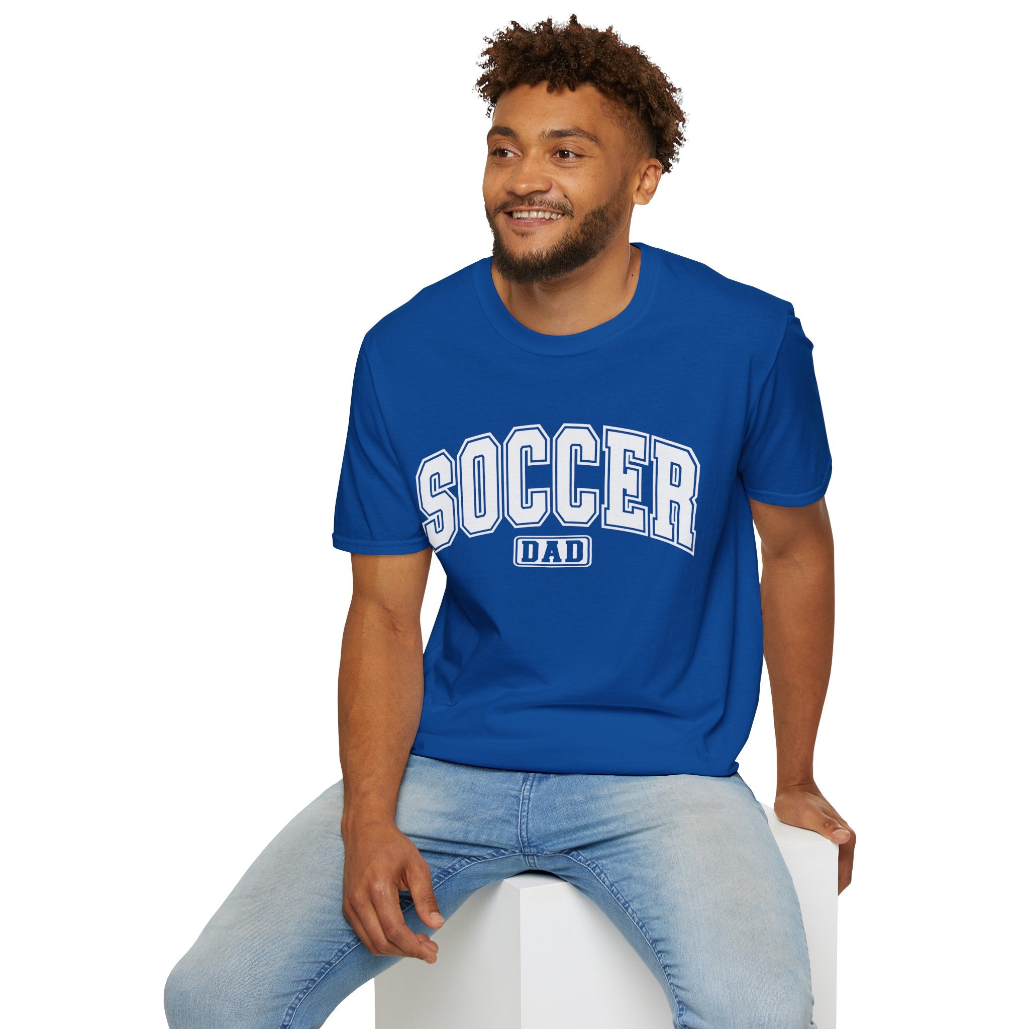 Soccer Dad T-Shirt, Sporty Graphic Tee, Perfect for Team Spirit, Gift for Dad, Casual Wear,