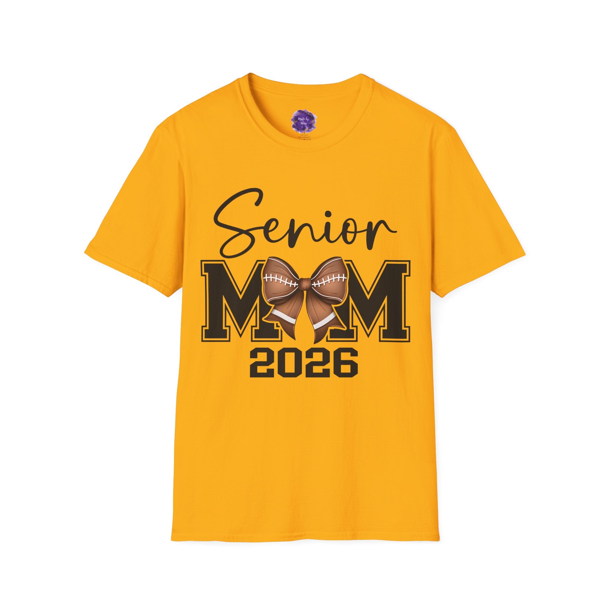 SENIOR FOOTBALL/CHEER MOM T-Shirt, Unisex Tee, Sporty Apparel for Game Day, Perfect for Football Moms, Great Gift Idea