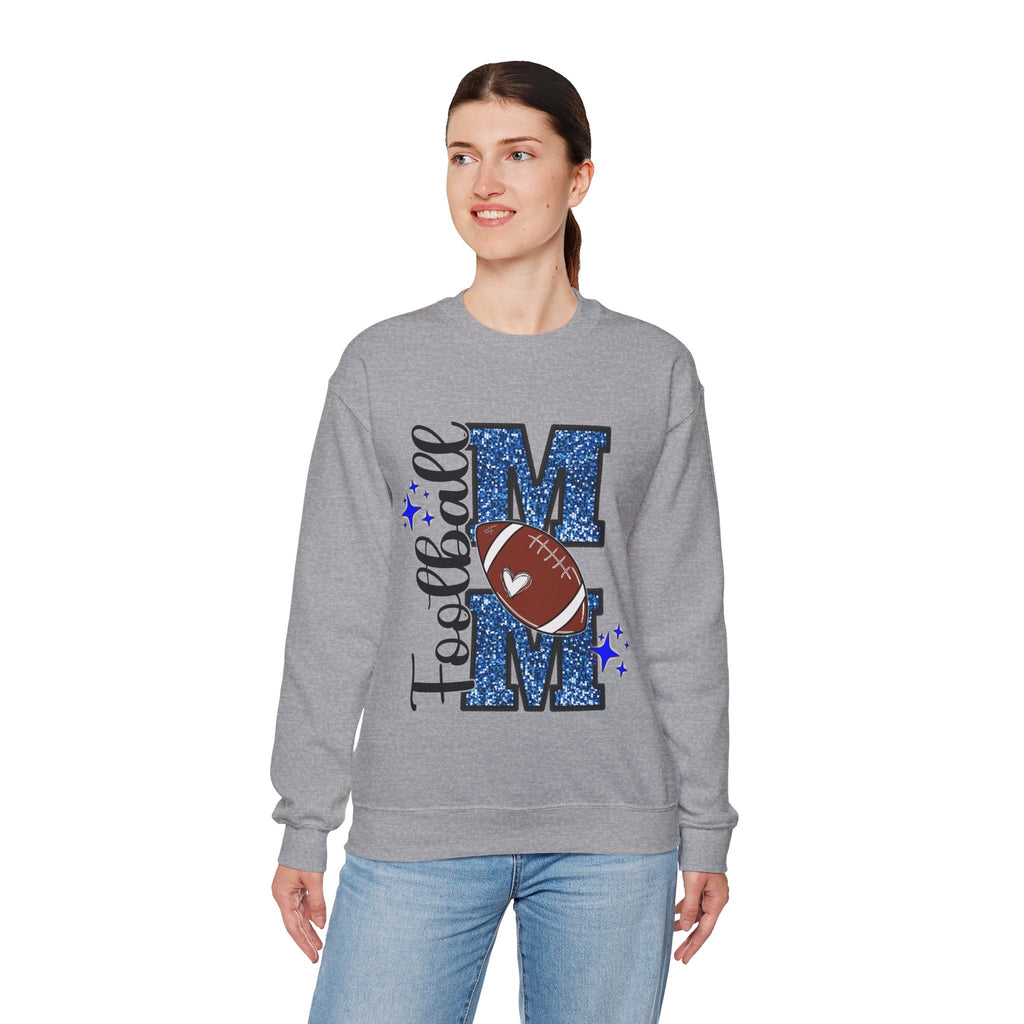 Football Mom Sweatshirt, Unisex Crewneck Sweatshirt, Perfect for Game Days, Sports Fan Apparel, Cozy Sweatshirt Gift, Football