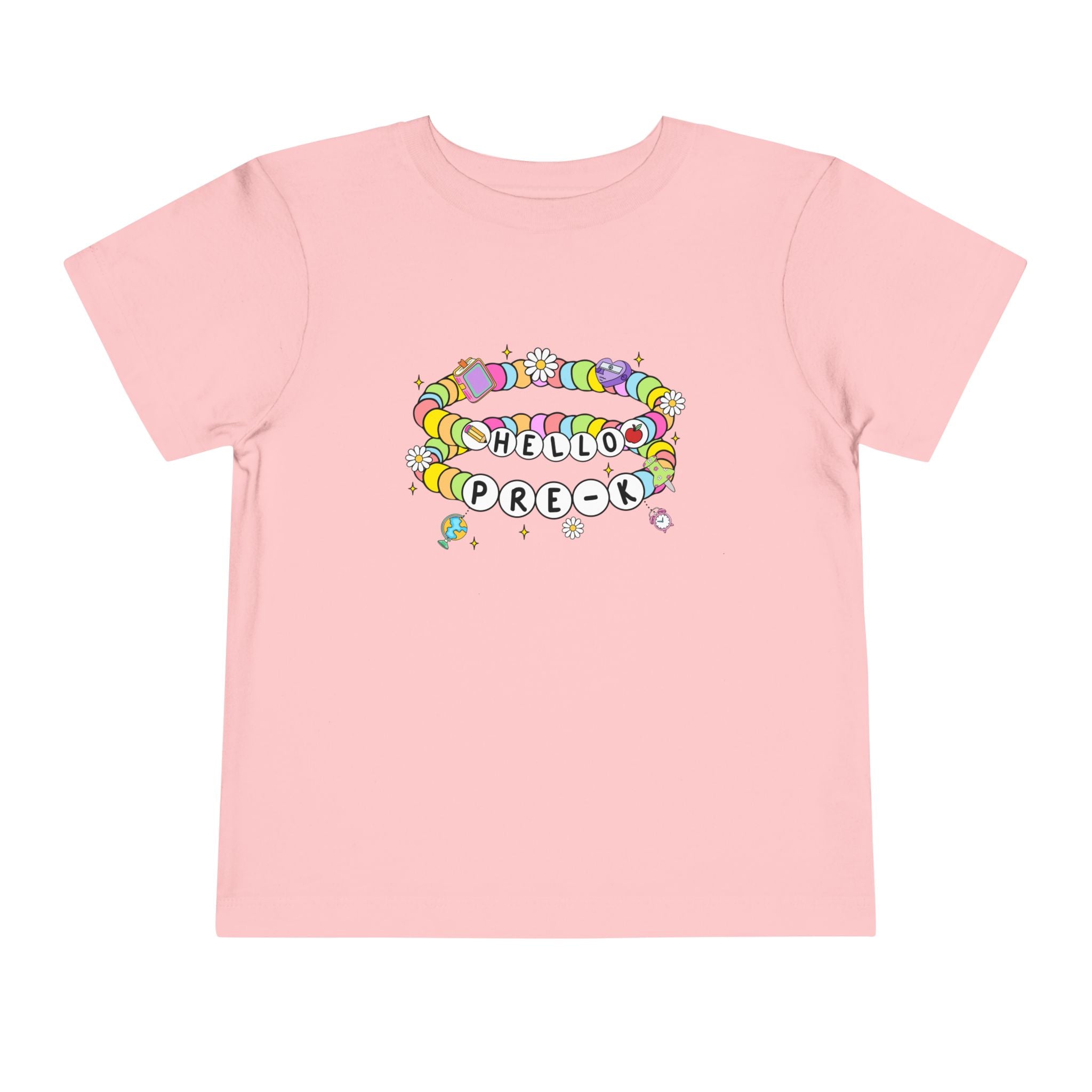 Hello Pre-K/ Cheerful Toddler Tee, Colorful Kids T-Shirt, Back to School