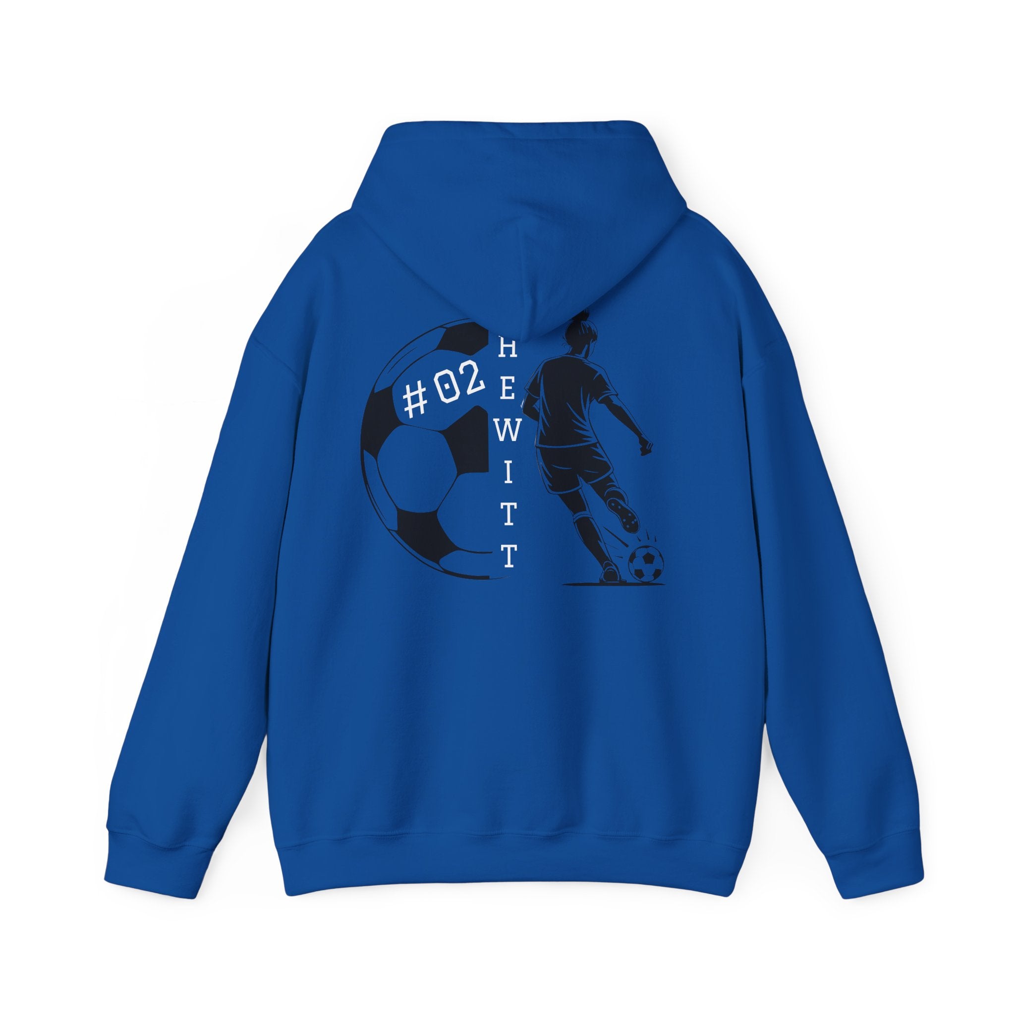Personalized Soccer Hooded Sweatshirt | Sports Hoodie for Fans, Gift for Athletes, Casual Wear, Team Spirit Apparel