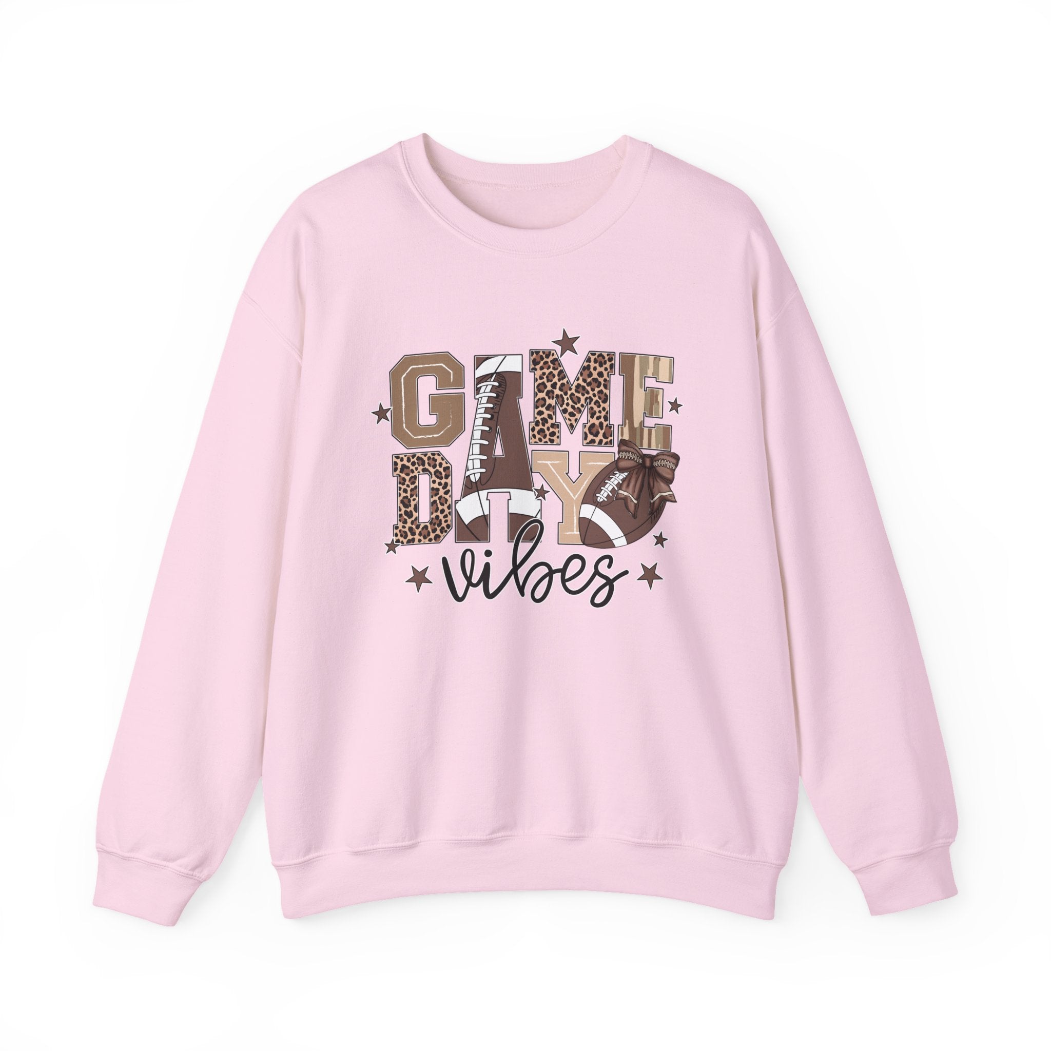 Game Day Vibes Sweatshirt, Unisex Crewneck, Football Fan Apparel, Sports Event Gear, Cozy Casual Wear, Gift for Sports Lovers