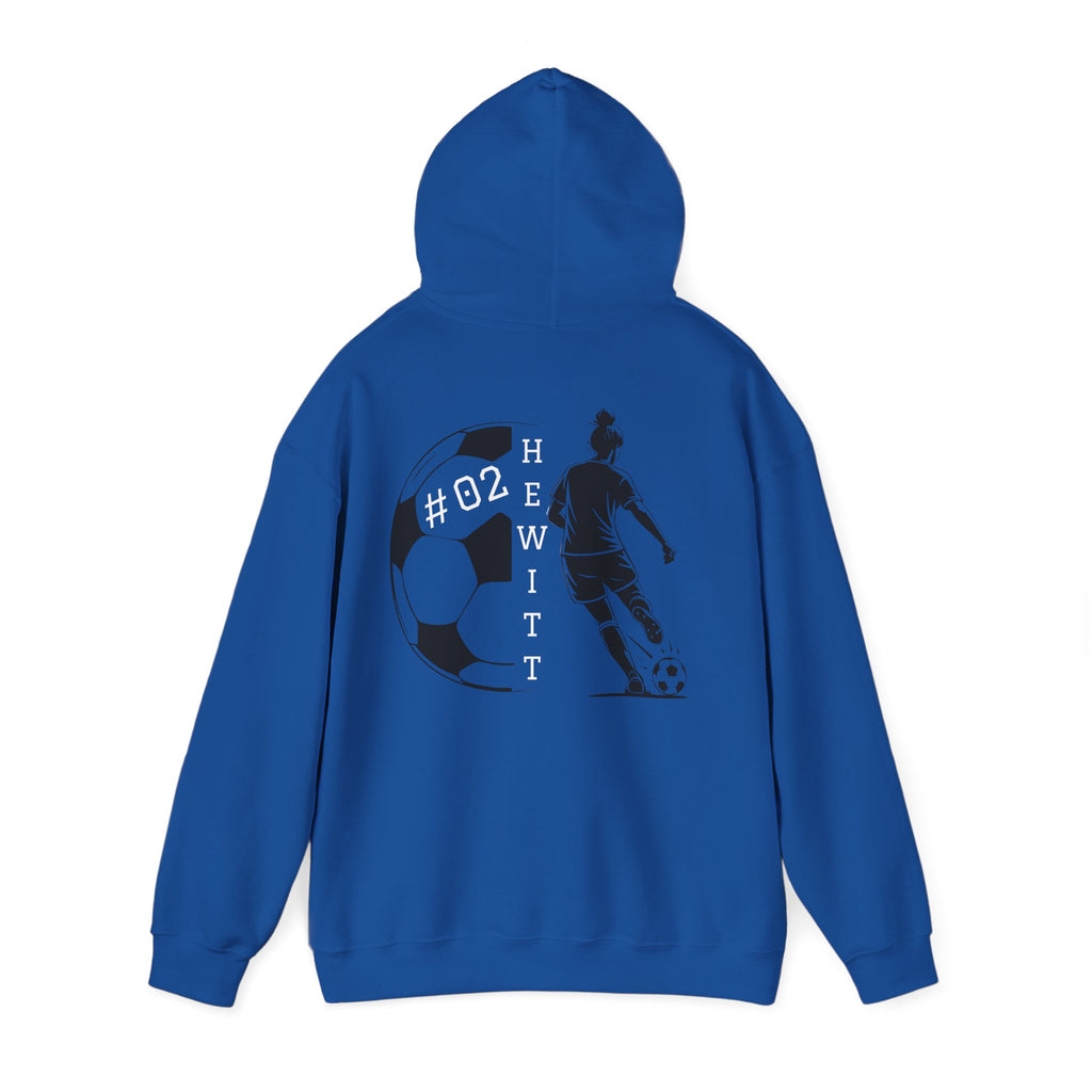 Personalized Soccer Hooded Sweatshirt | Sports Hoodie for Fans, Gift for Athletes, Casual Wear, Team Spirit Apparel